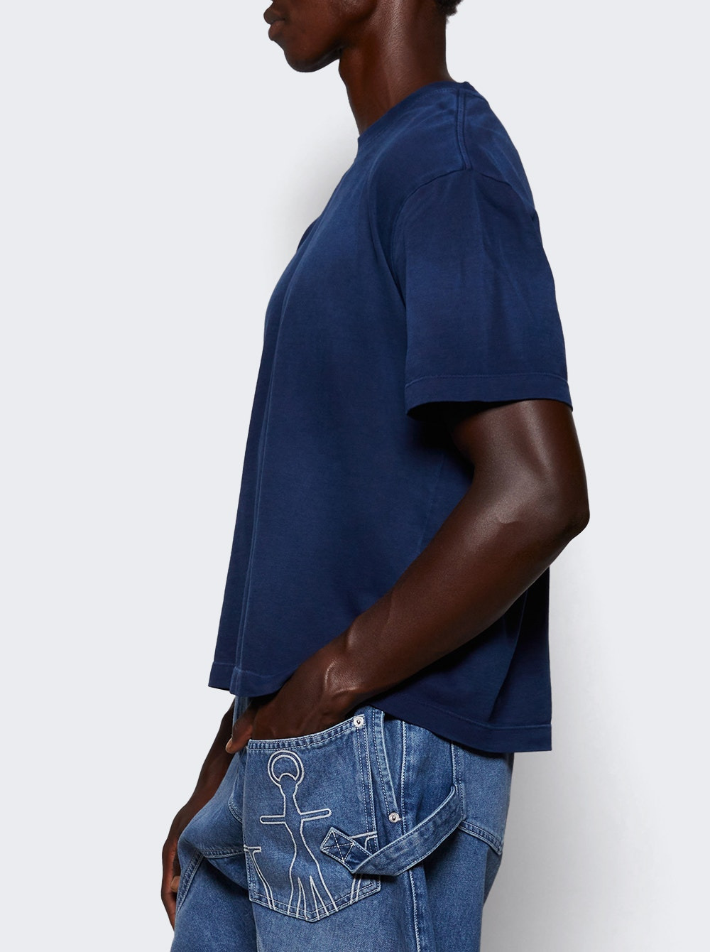 Sunbleached Oversized Tee Newblue - 3