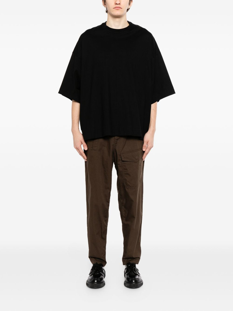 Yohji Yamamoto drawstring tapered trousers outlook