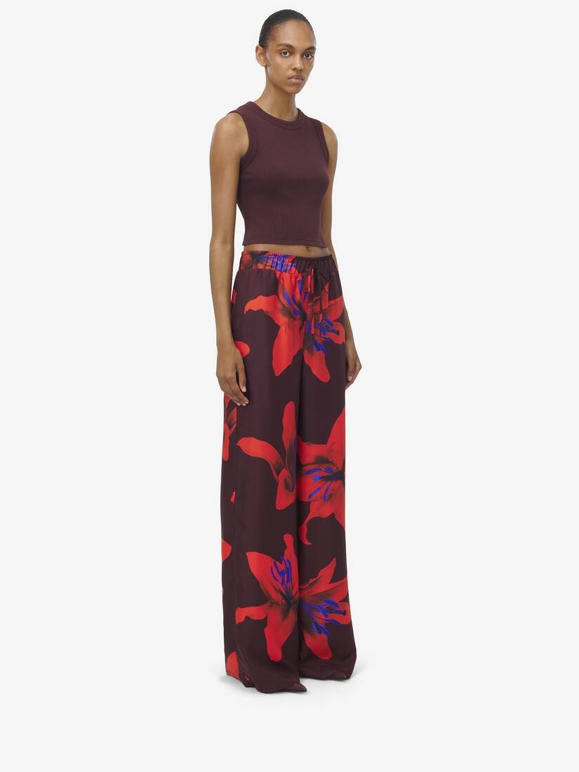 パンツ ALEXANDER MCQUEEN PRINTED SATIN WIDE-LEG PANT 17490189_36263867_1000.jpg