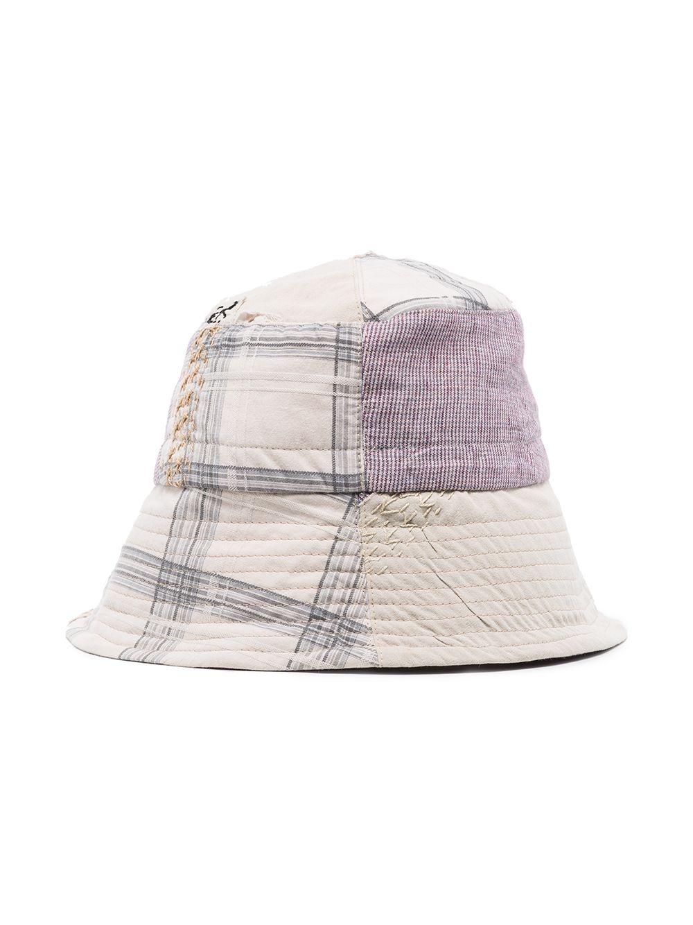 patchwork-design bucket hat - 4