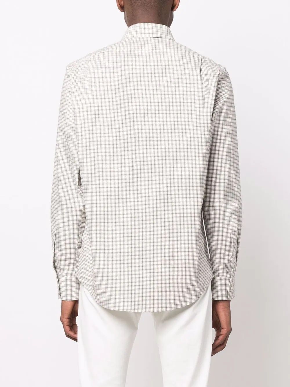 checked long-sleeve shirt - 4