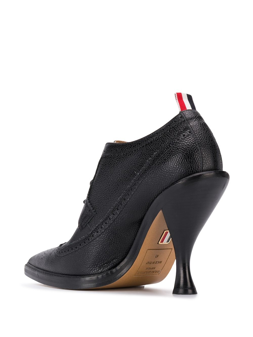 curved heel longwing brogues - 3