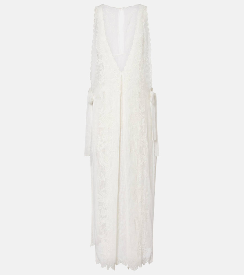 floral-embroidered dress 1