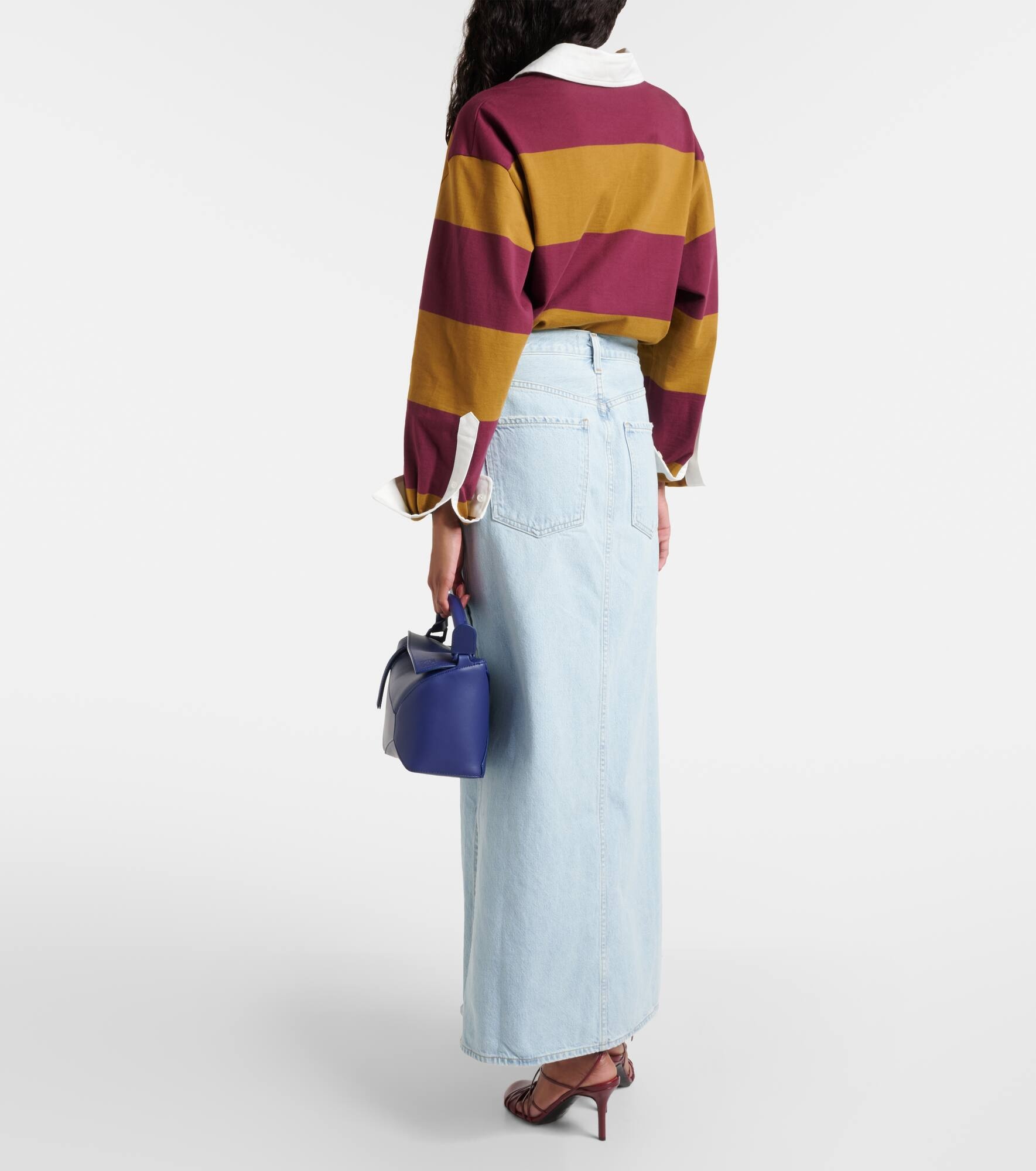 Astrid Slice denim maxi skirt - 3