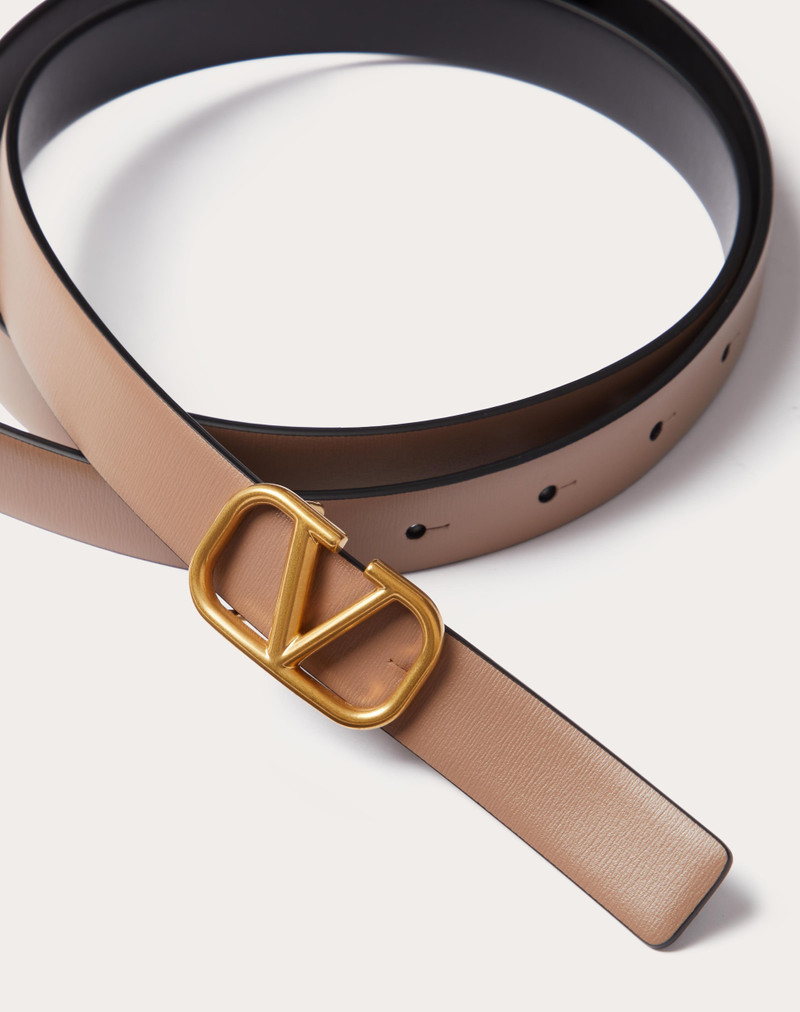 Valentino REVERSIBLE VLOGO SIGNATURE BELT IN GLOSSY CALFSKIN 20 MM outlook