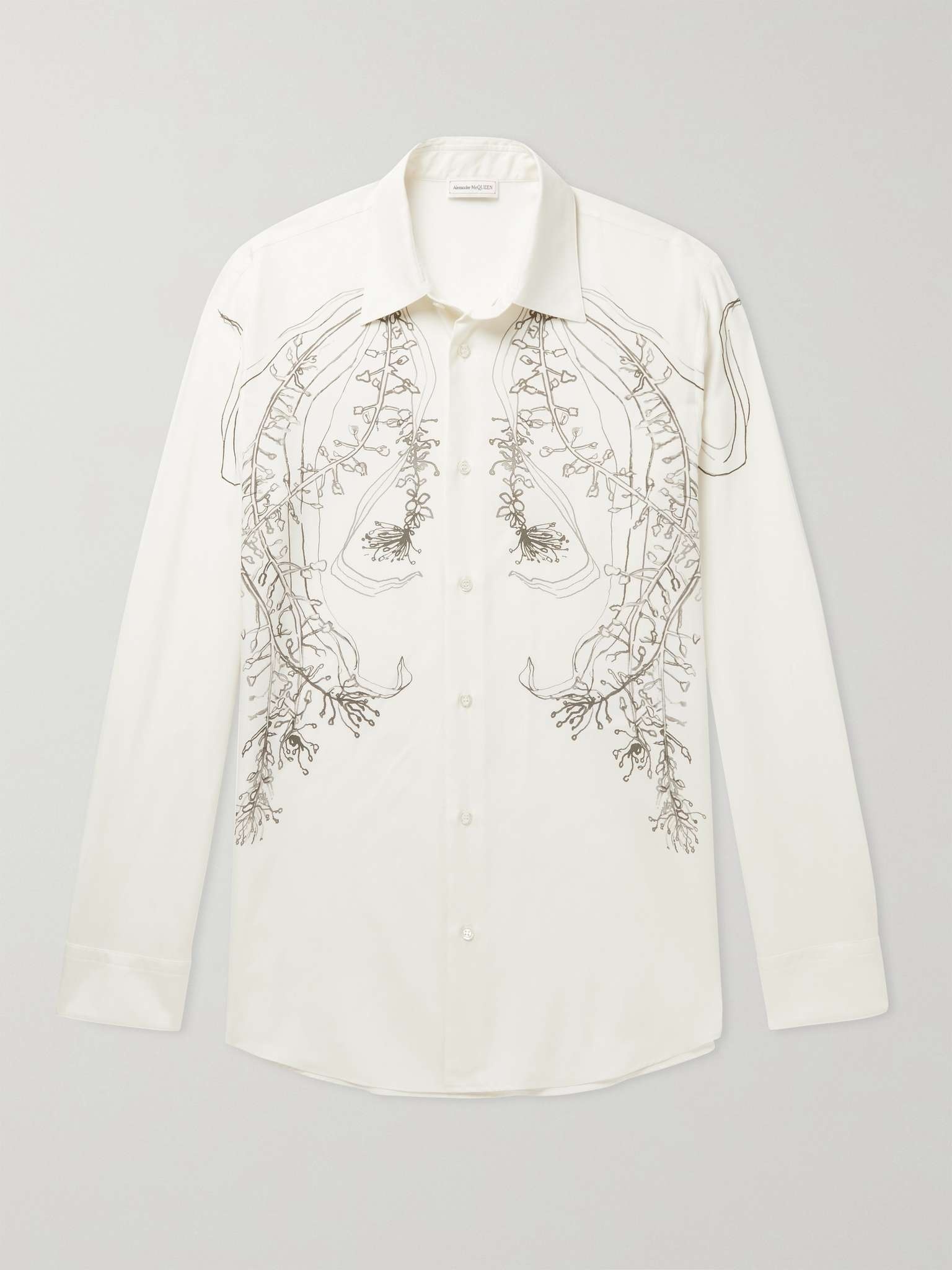 Printed Silk Shirt - 1