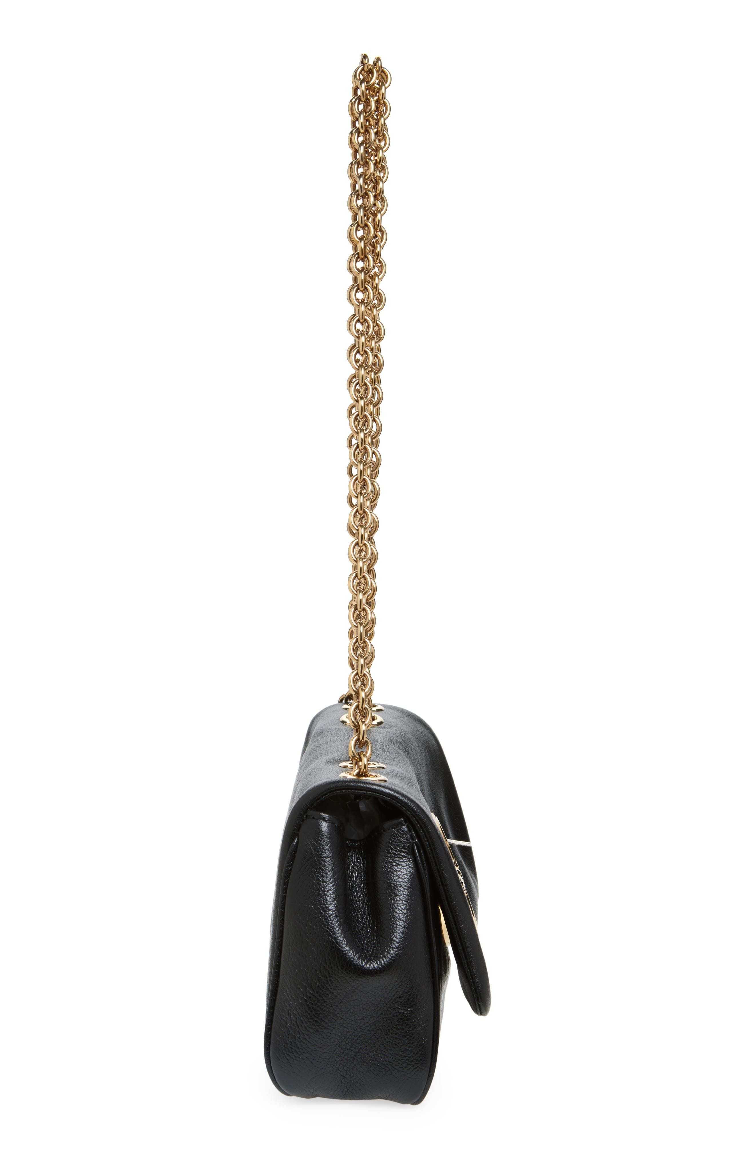 Chloé Heritage Leather Shoulder Bag in Black at Nordstrom - 6