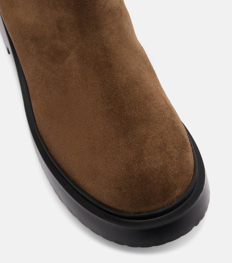 Bank suede knee-high boots 5