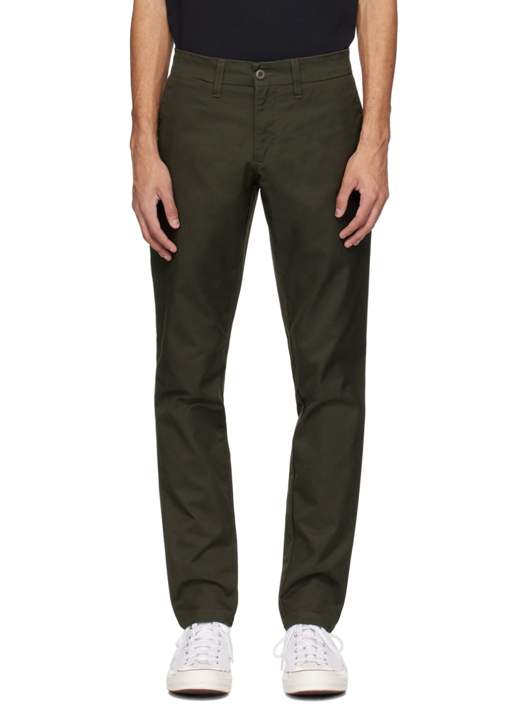 Khaki Sid Trousers - 1