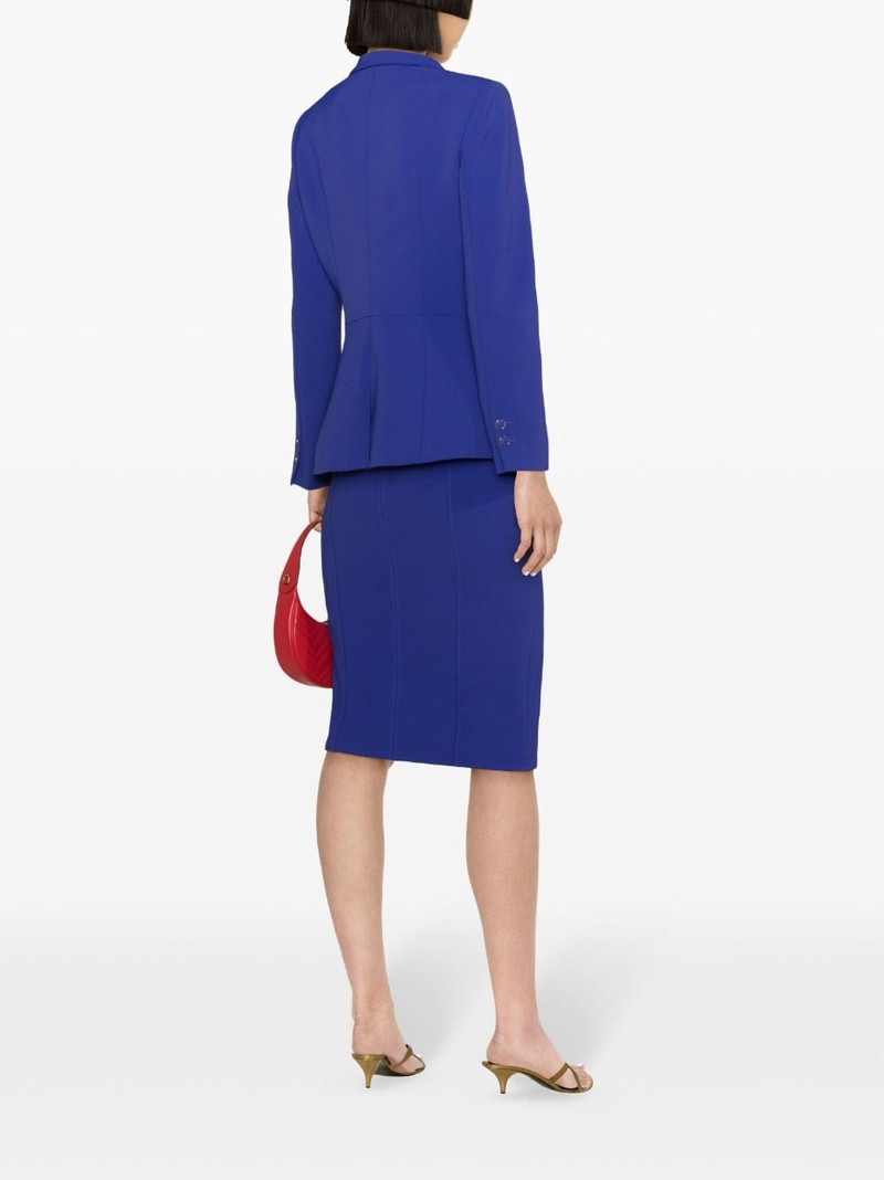 double-breasted peplum blazer 4