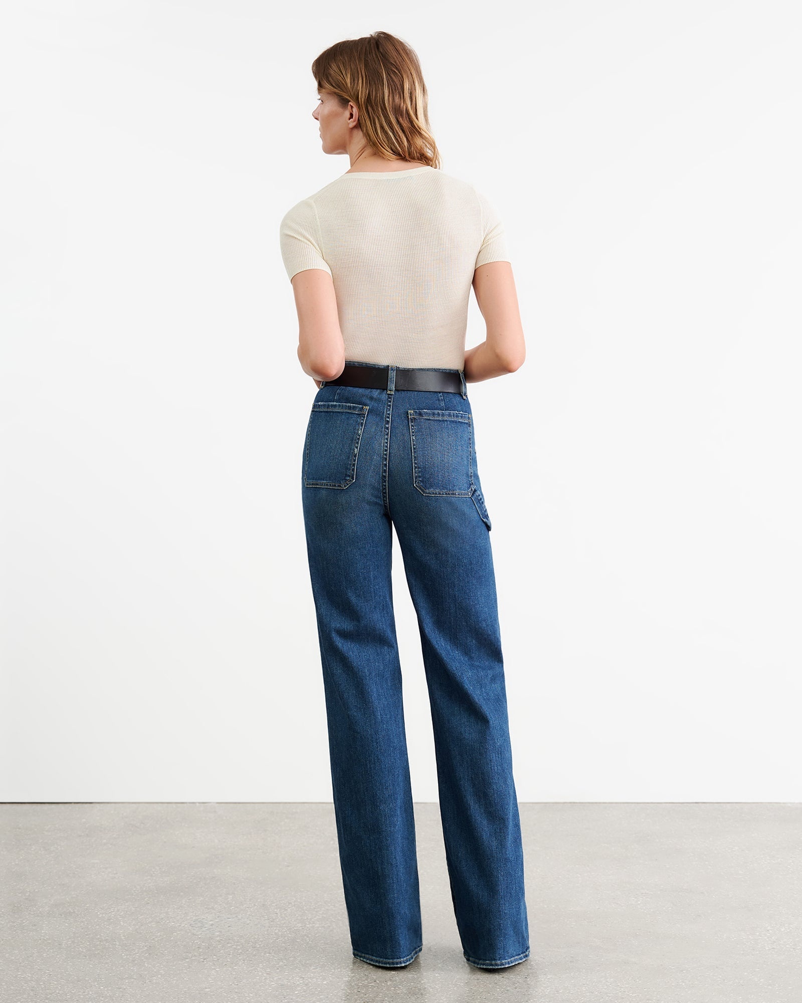 ARACELI SILK KNIT TEE - 5