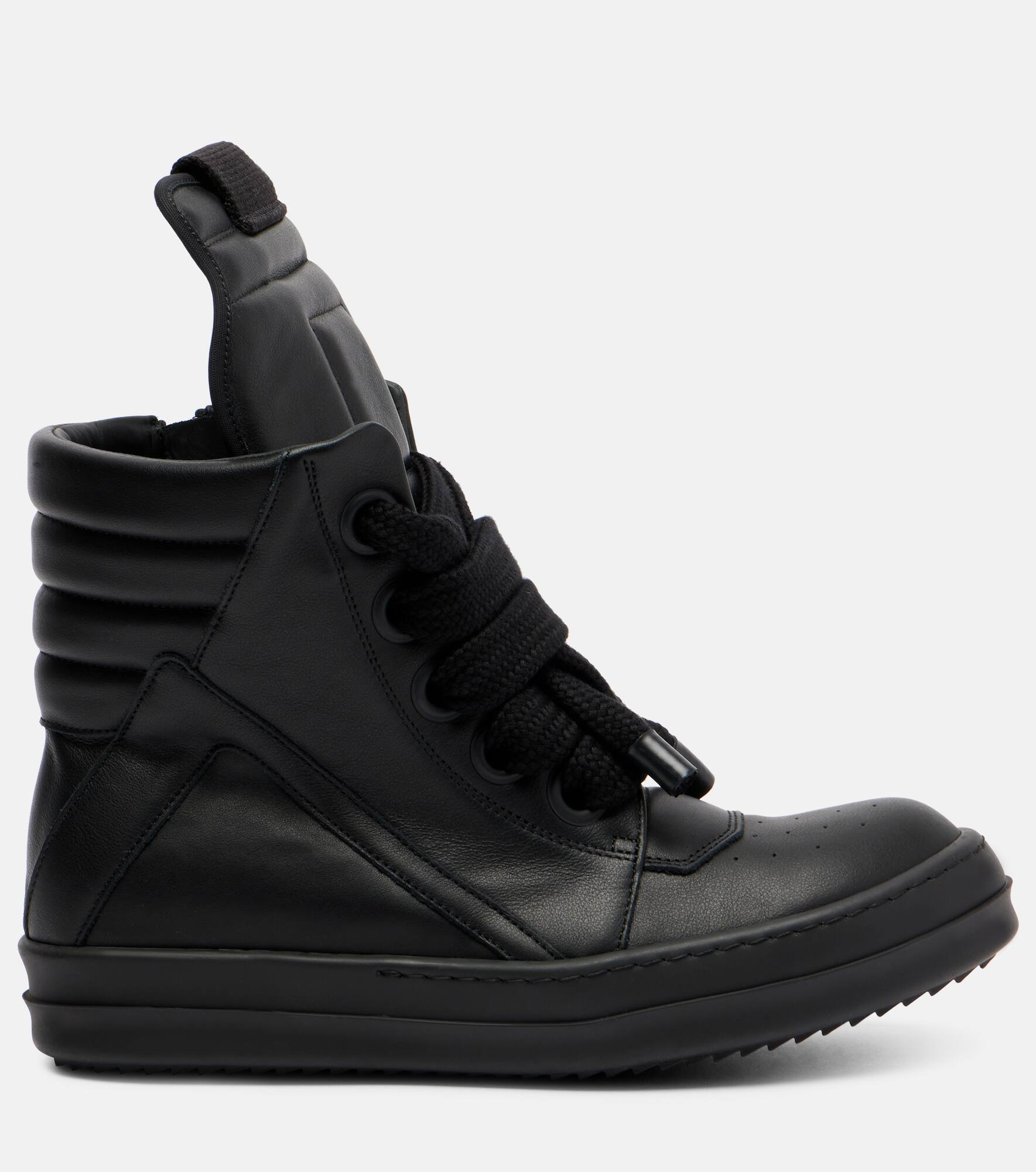 Jumbolace Geobasket leather sneakers - 4