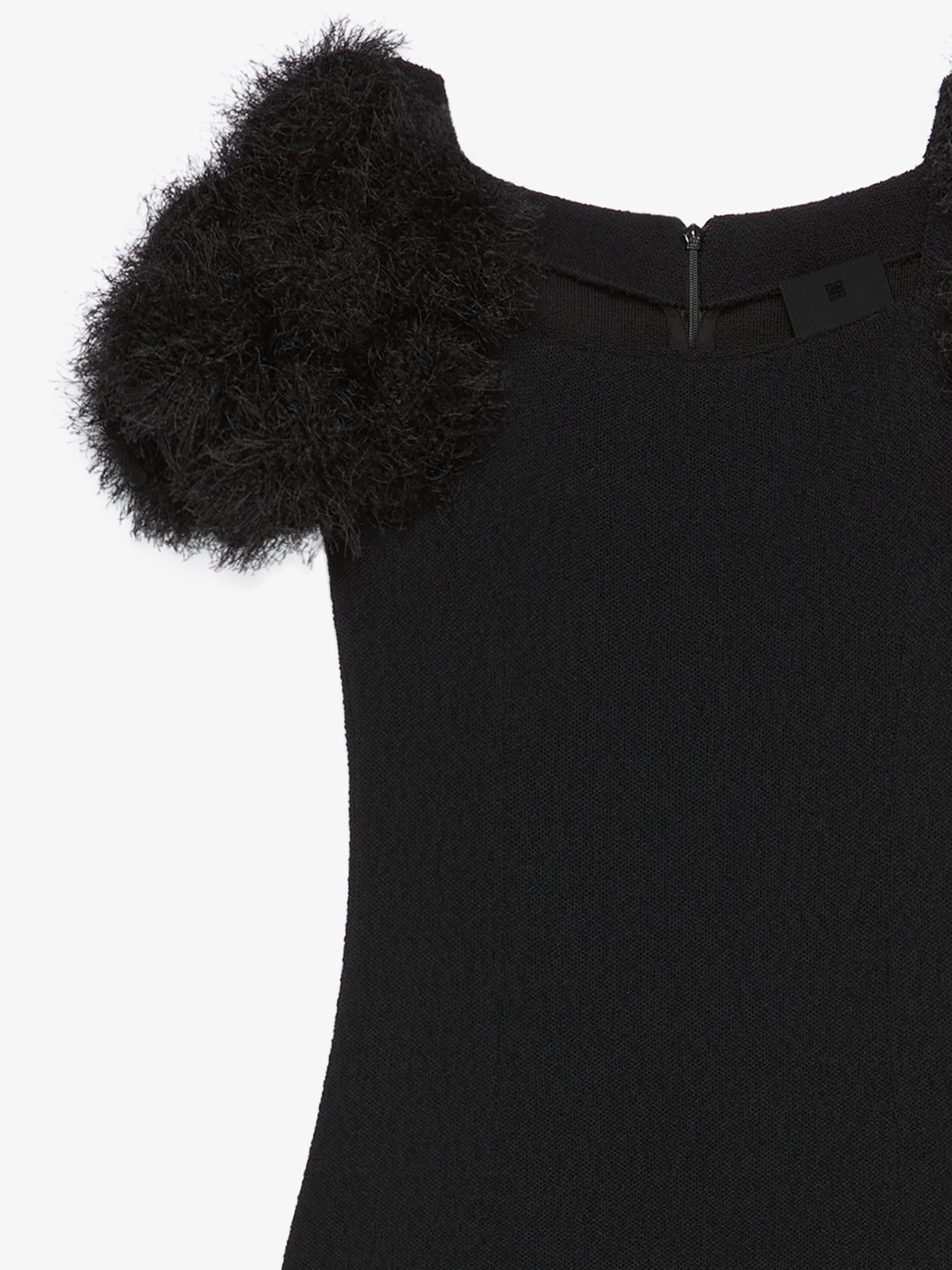DRESS IN KNIT WITH POMPOMS - 2