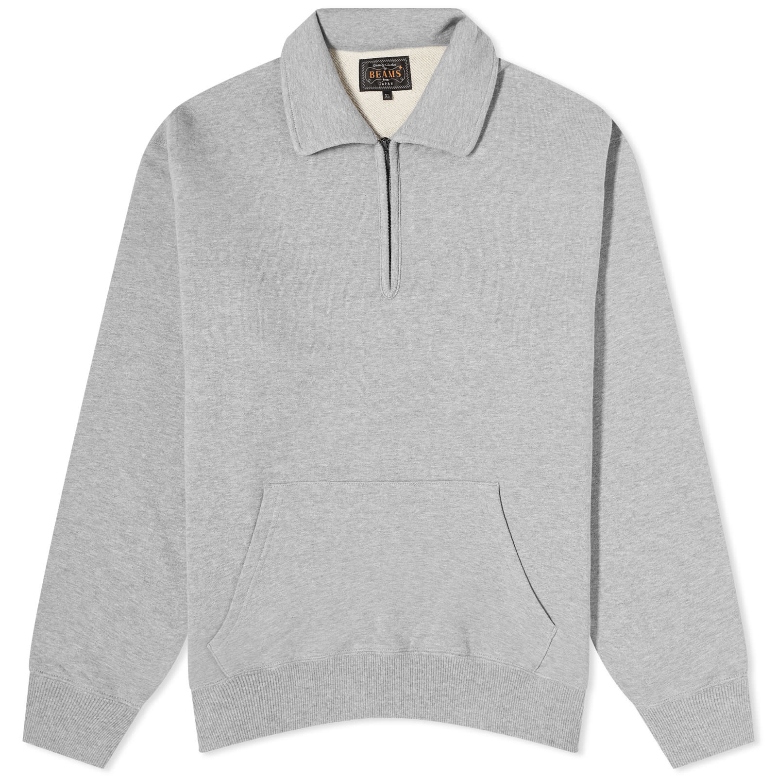 Beams Plus Half Zip Sweat - 1