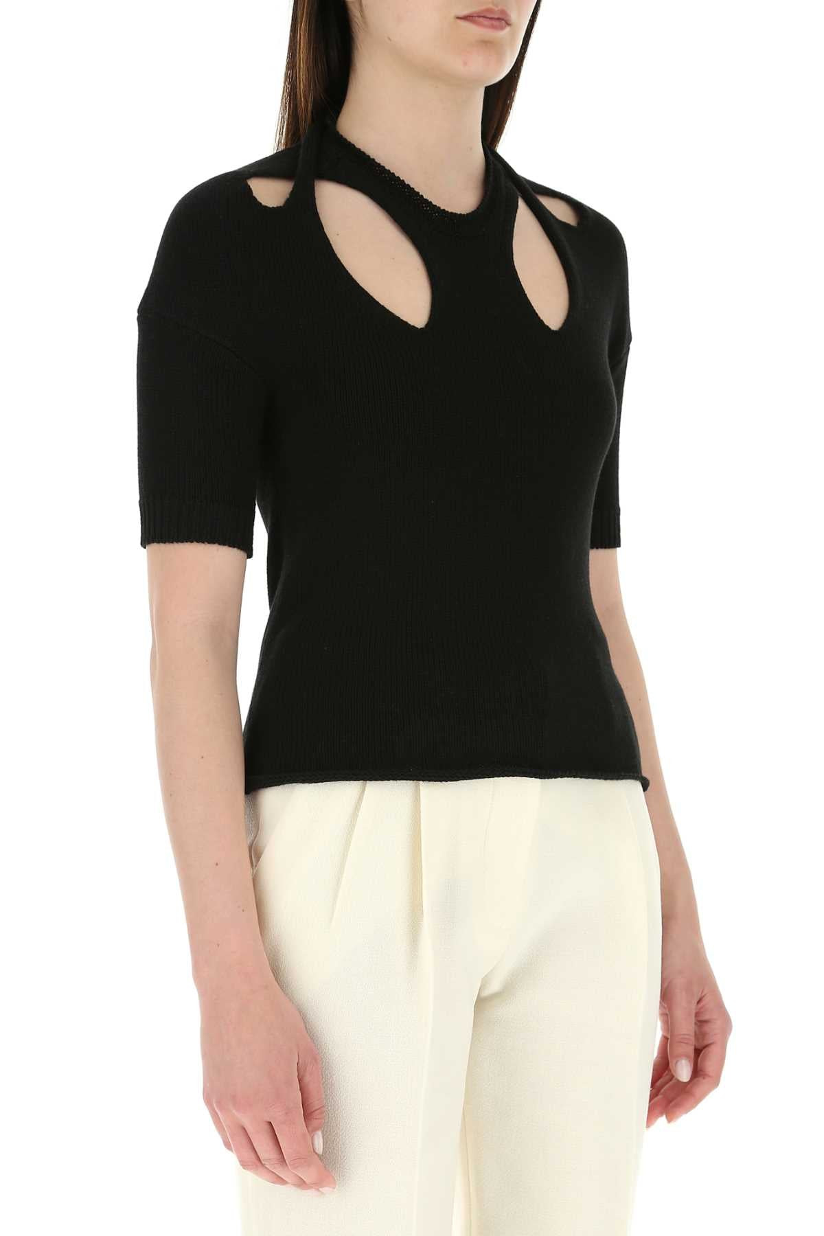 Chloe Women Black Cotton Blend Top - 3