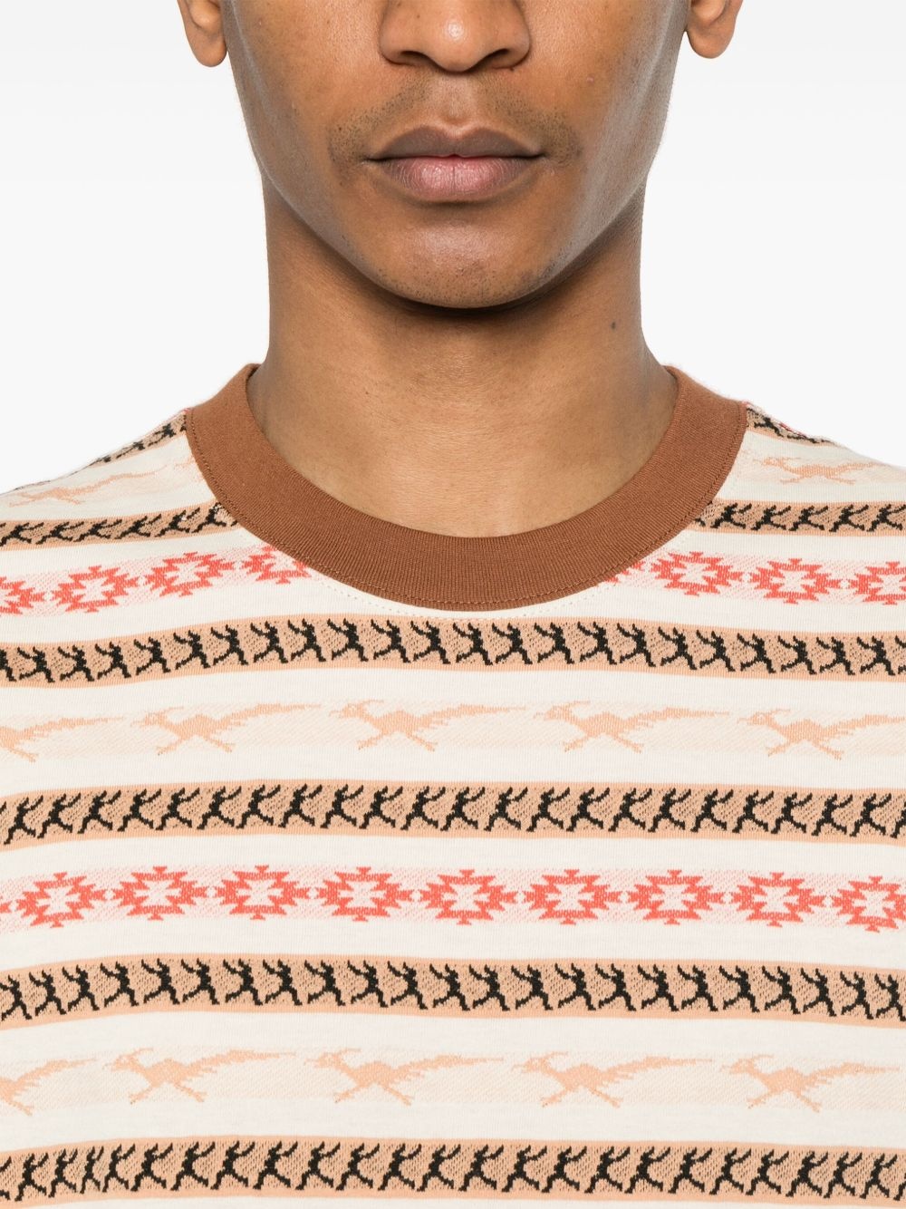 Chimayo-jacquard T-shirt - 4