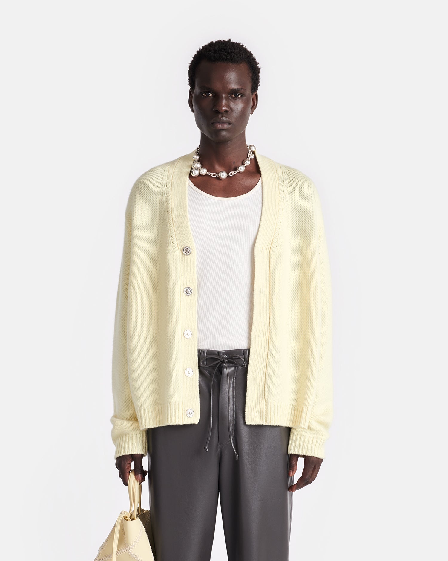 Cashmere-Blend Cardigan - 3