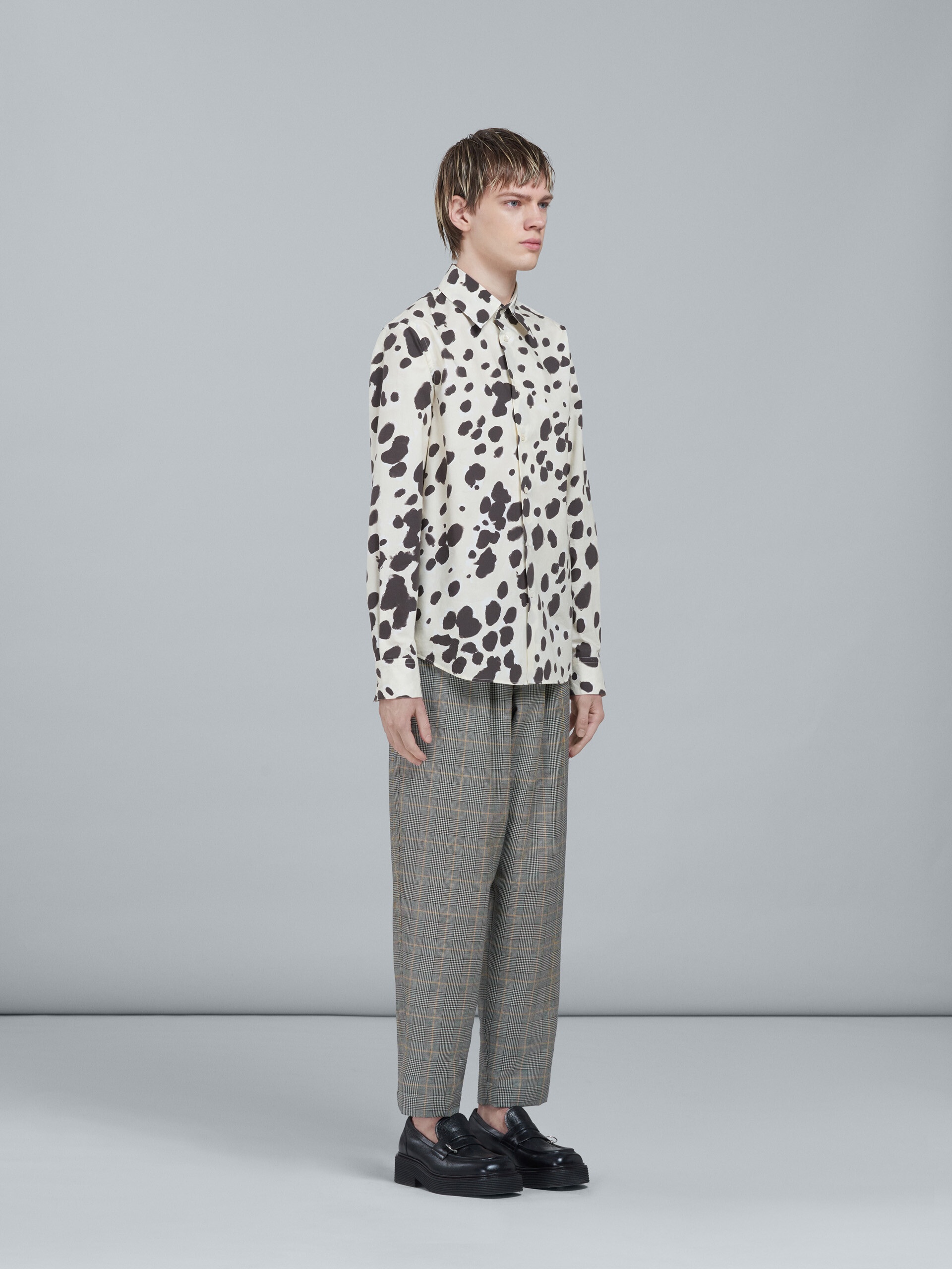 PRINCE OF WALES WOOL PANTS - 5