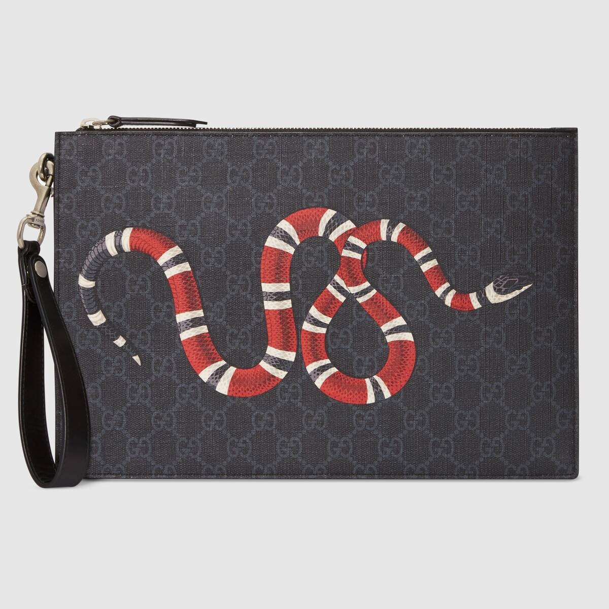 Gucci Bestiary pouch with Kingsnake - 1