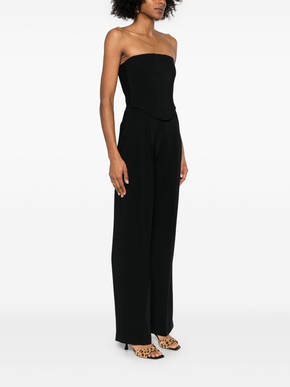 strapless jumpsuit - 3