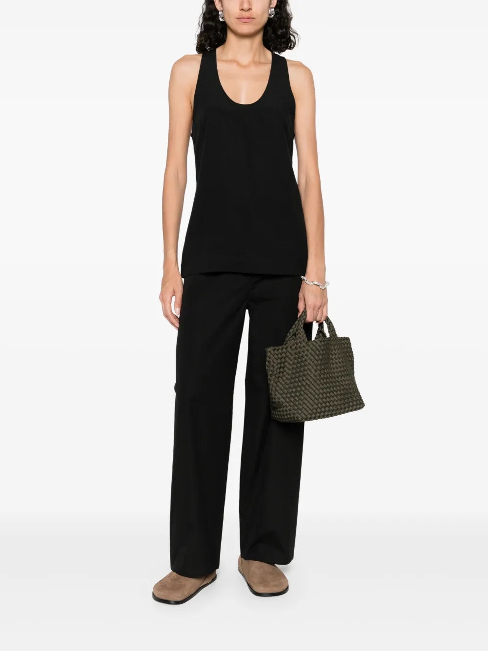 Trousers With Stitching Detail - 2