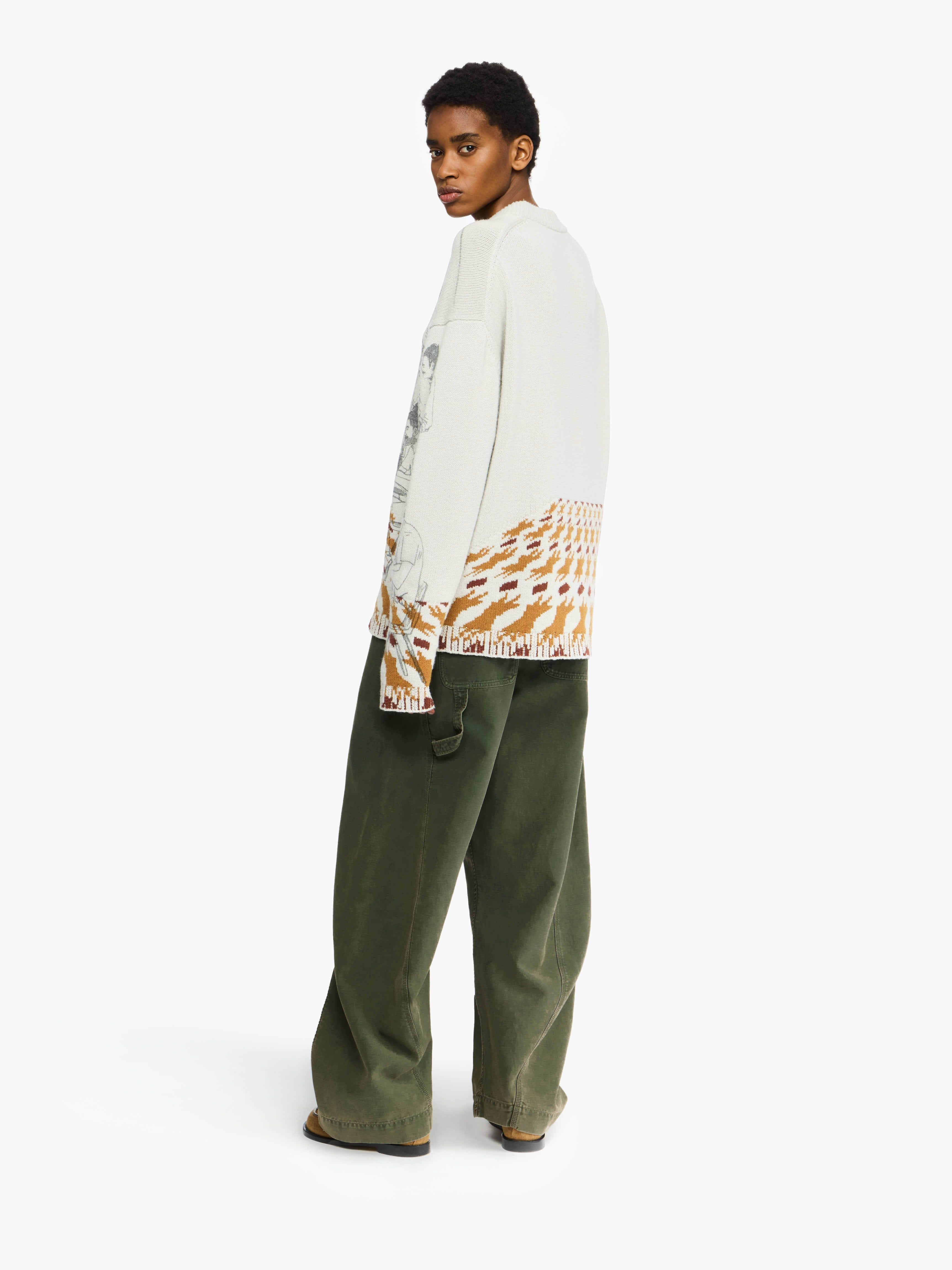 PRINT JACQUARD JUMPER - 3