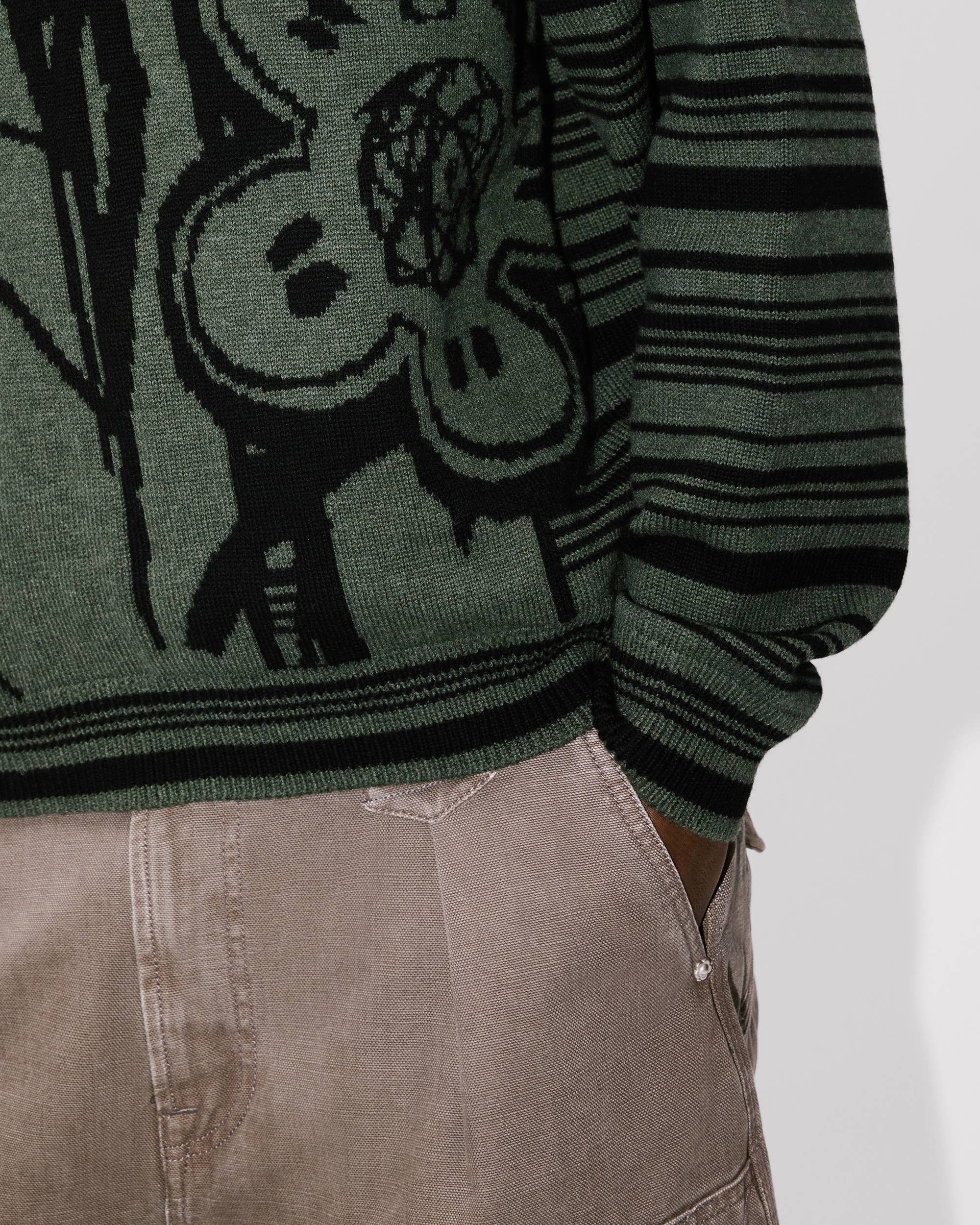 'Kenzo x Futura 2000' jumper in wool and cotton - 7