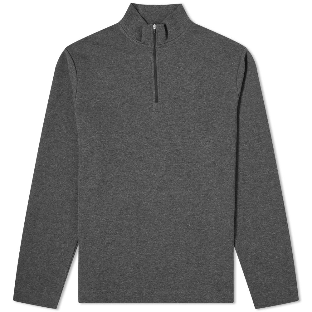 Sunspel Long Sleeve Half Zip Sweat - 1