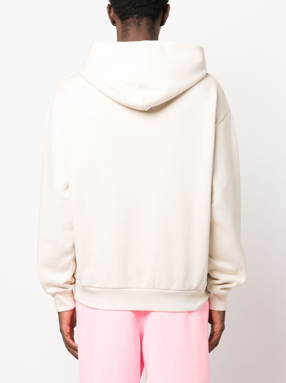 Orb-embroidered cotton hoodie - 4