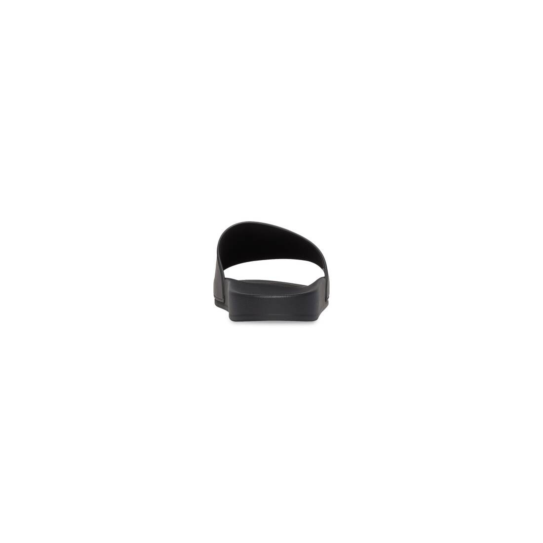 Men's Cities Paris Pool Slide Sandal in Black - 4