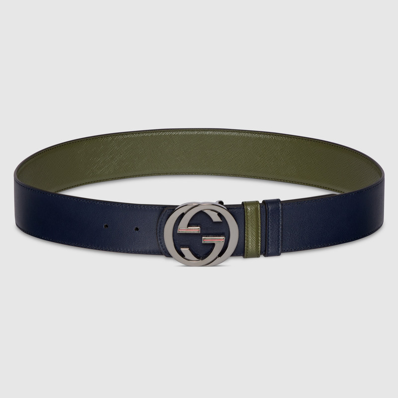 Reversible belt with Interlocking G buckle 6