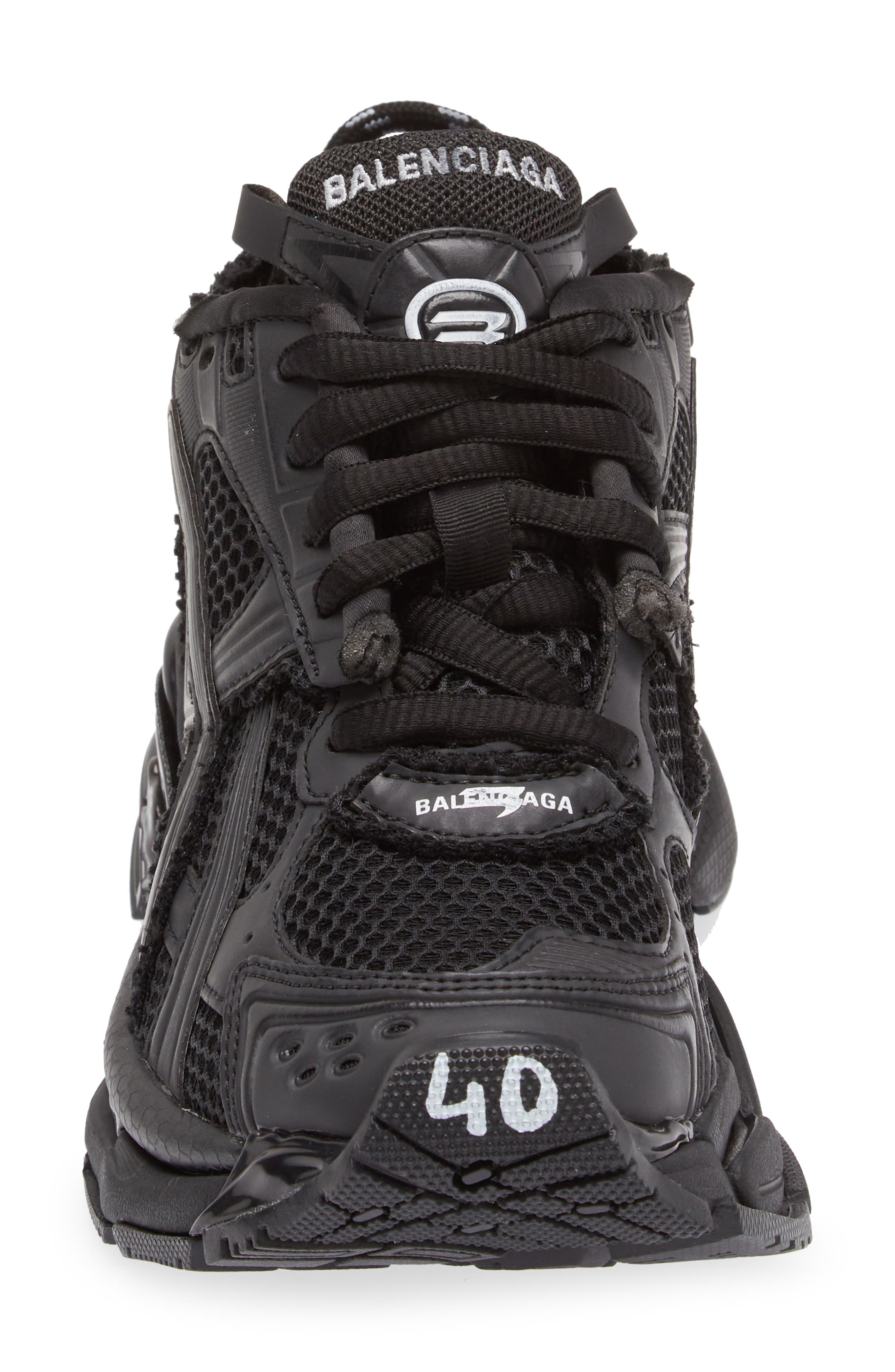Balenciaga Runner Sneaker in 1000 Black Matt at Nordstrom - 4
