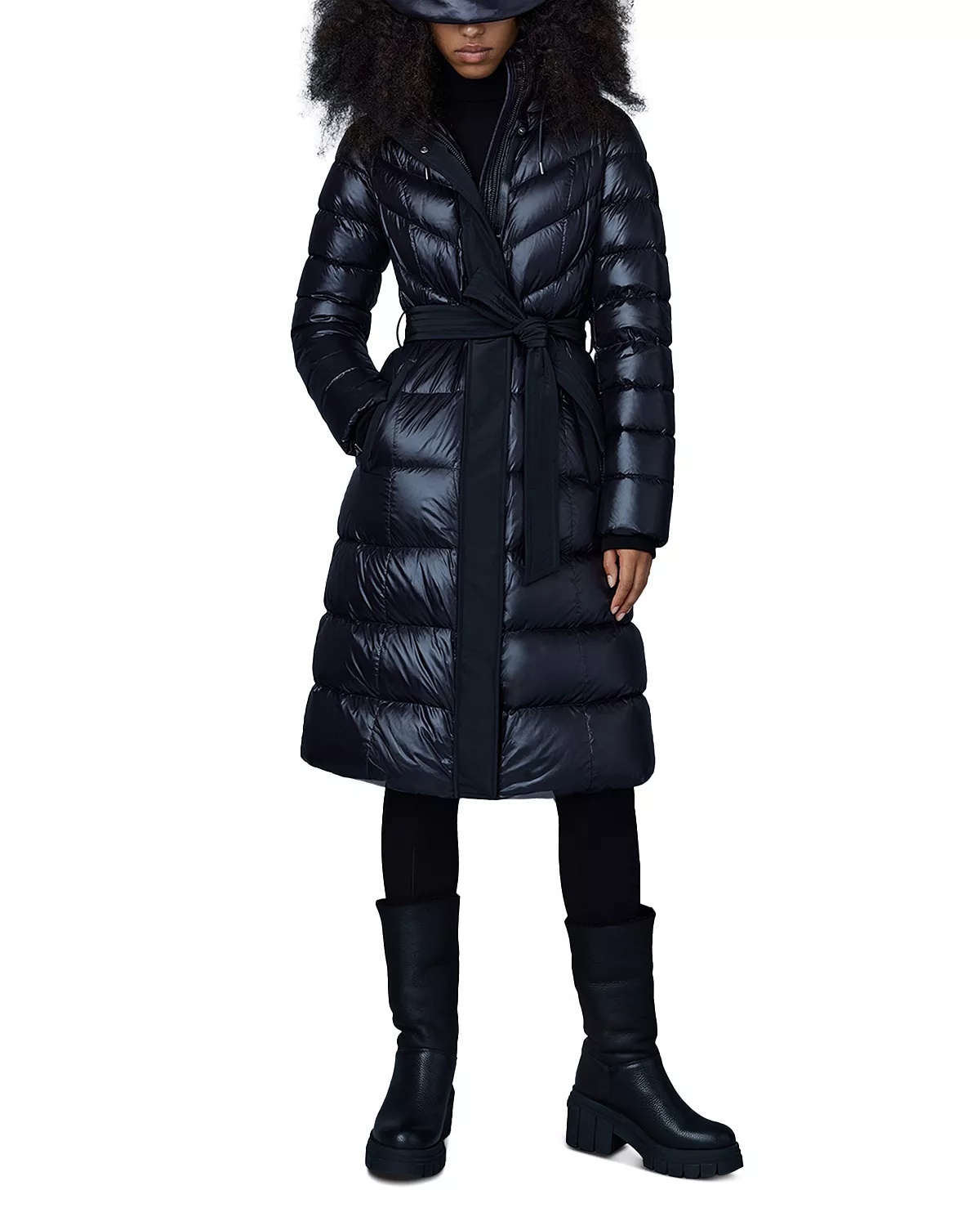 Coralia Hooded Down Puffer Coat - 1