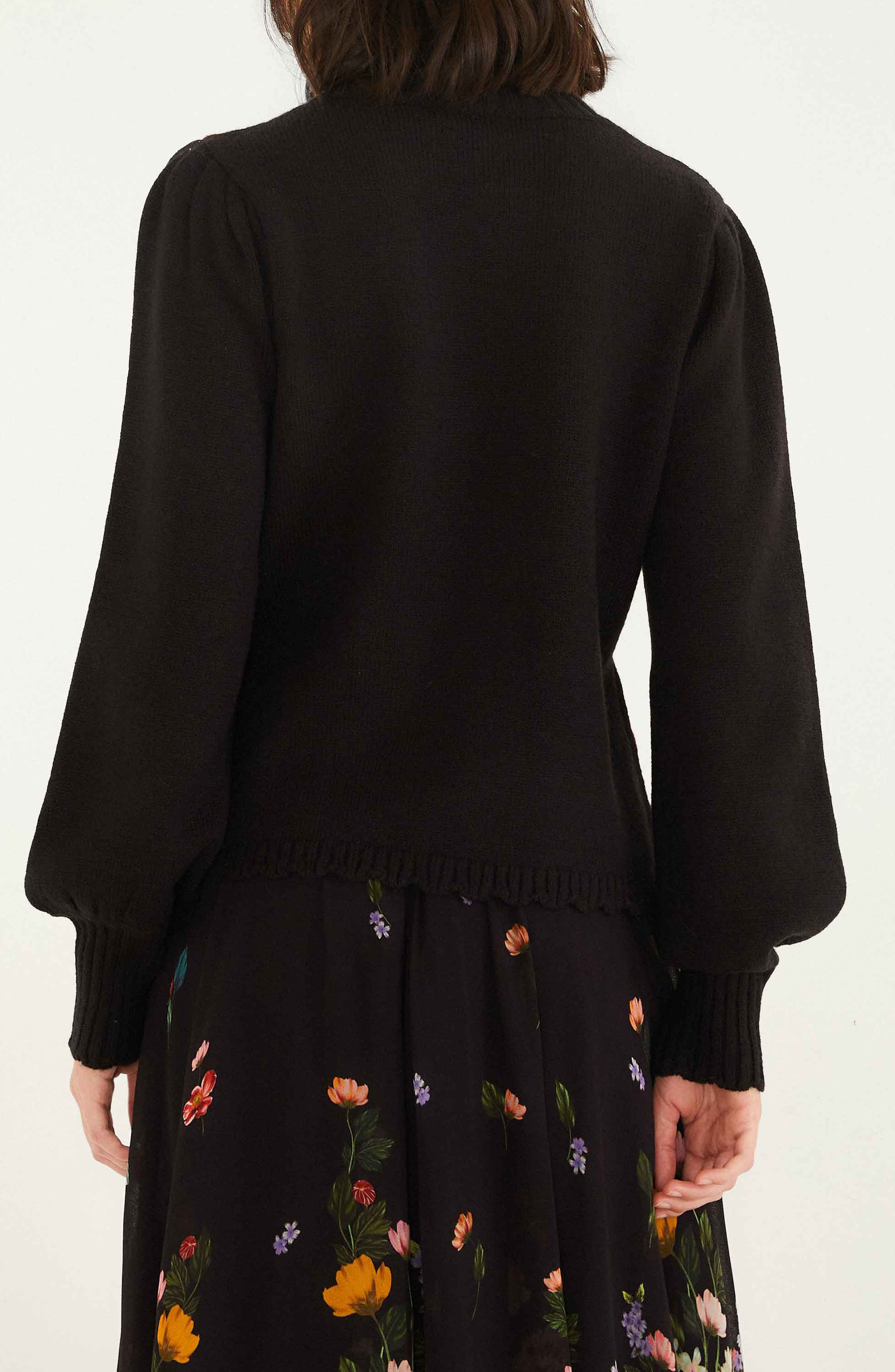 FARM Rio Colorful Flower Turtleneck Sweater in Bold Colorful Flower at Nordstrom - 2