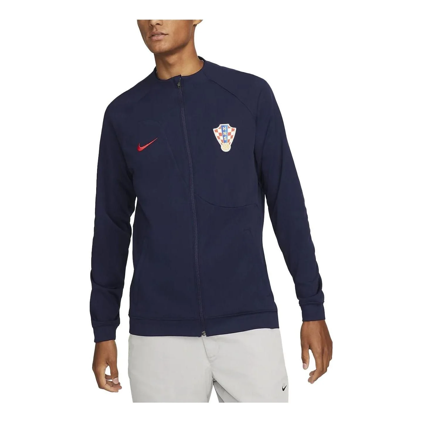 Nike 크로아티아 아카데미 프로 축구 재킷 '블루' DH4743-498 - 1
