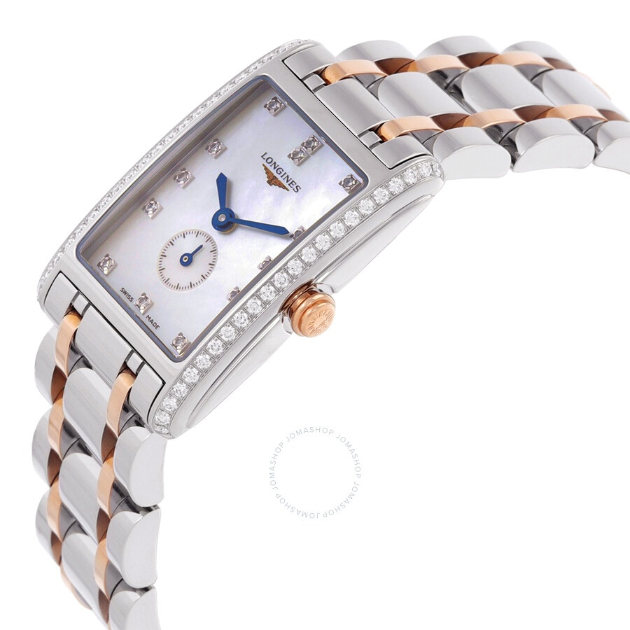 Longines DolceVita Quartz Diamond White Mother of Pearl Dial Ladies Watch L5.255.5.89.7 - 2