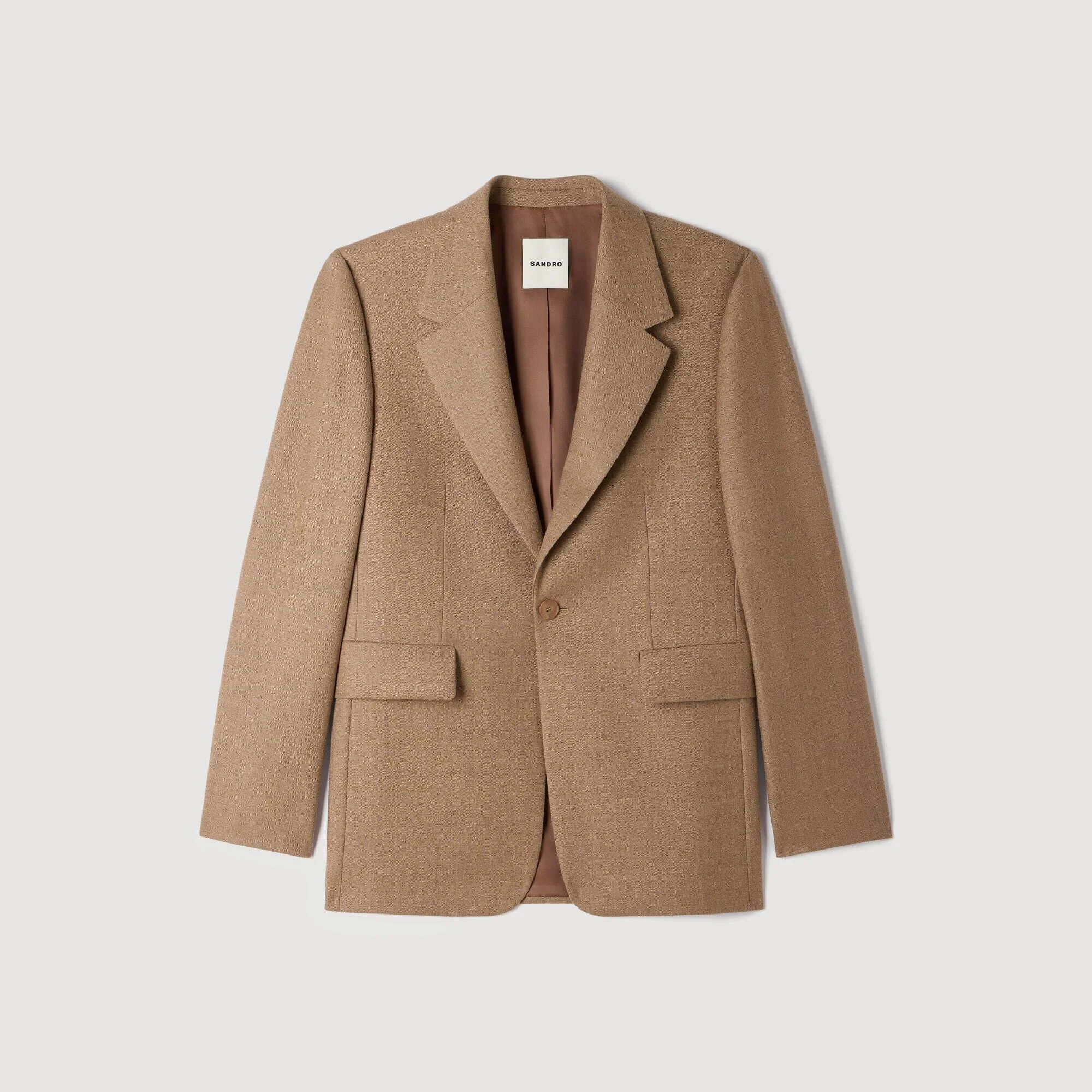 LOOSE WOOL SUIT JACKET - 1