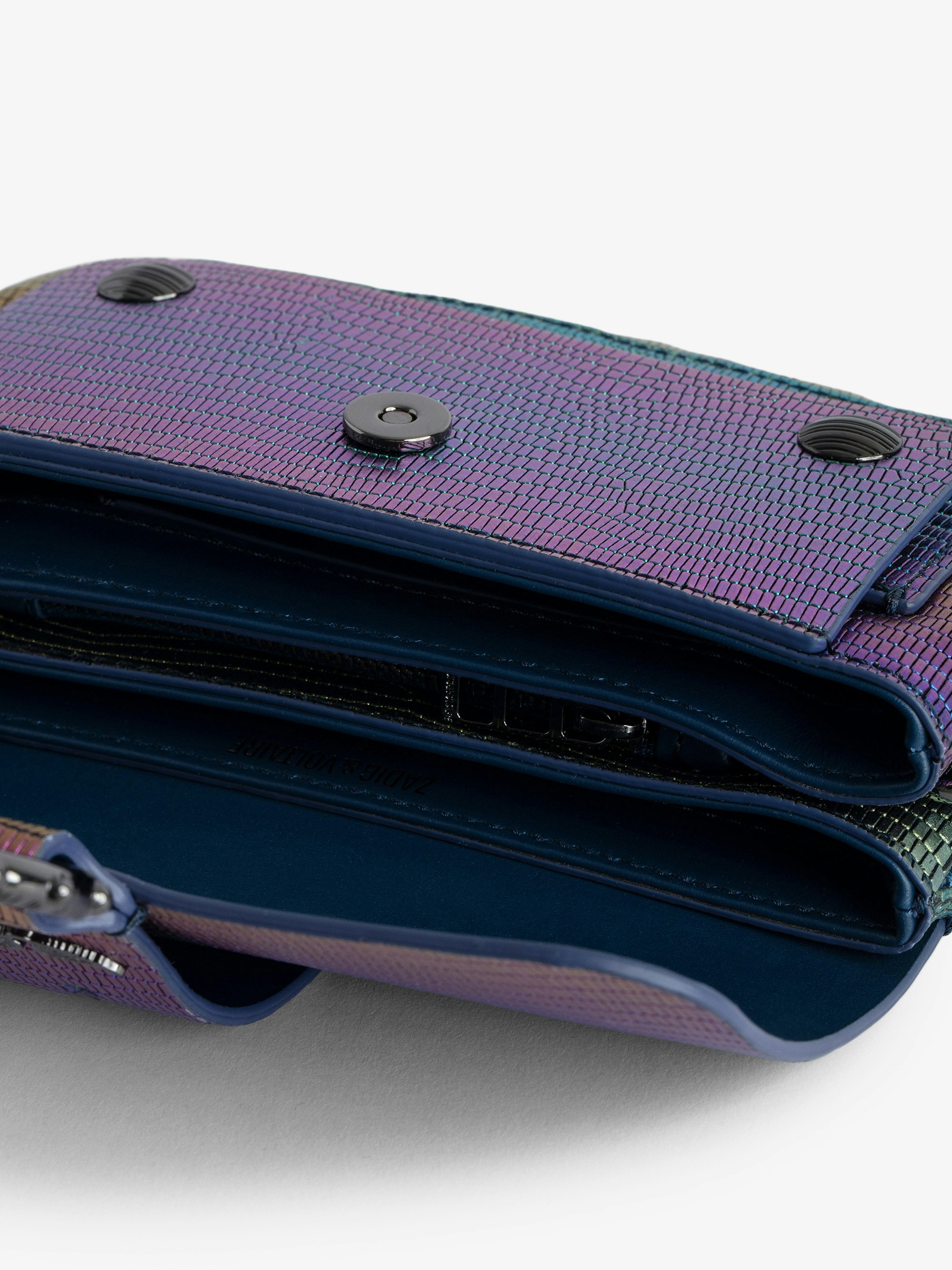 Kate Wallet Embossed Metallic Bag - 6