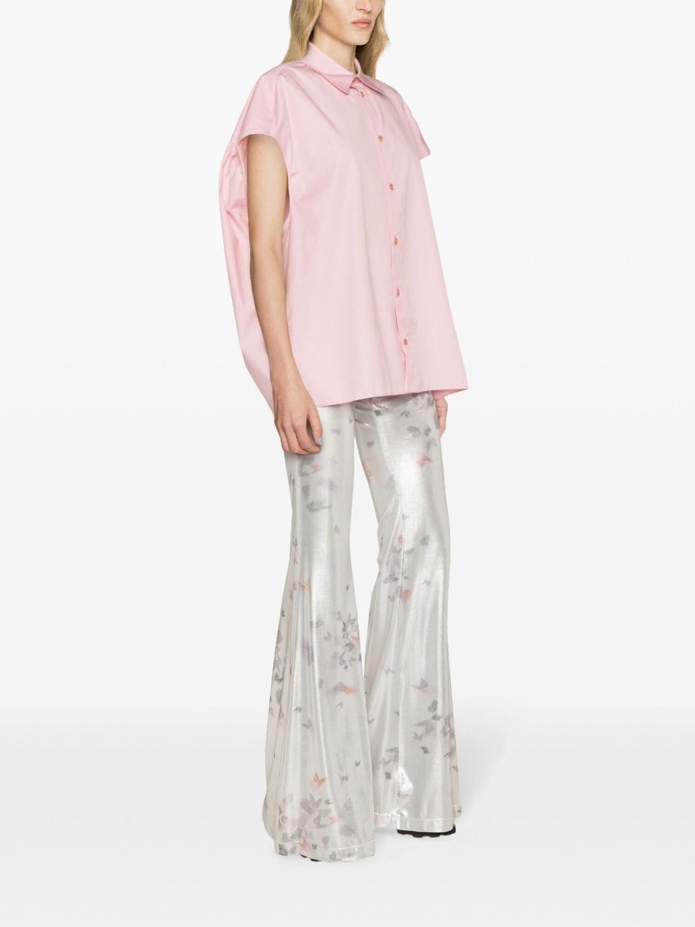 sleeveless cotton shirt - 3