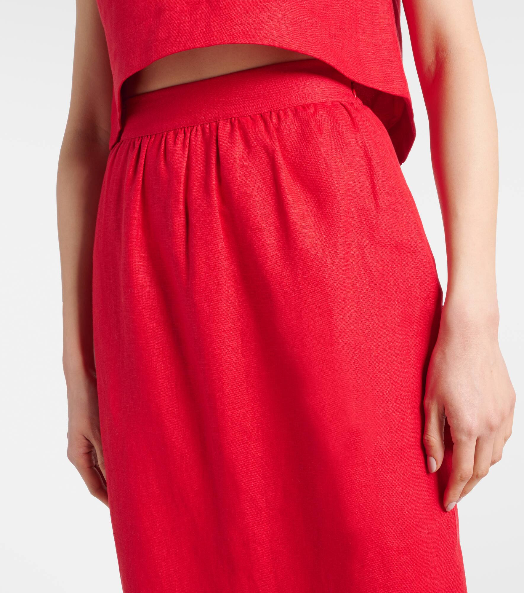 Bonnie linen pencil skirt - 4
