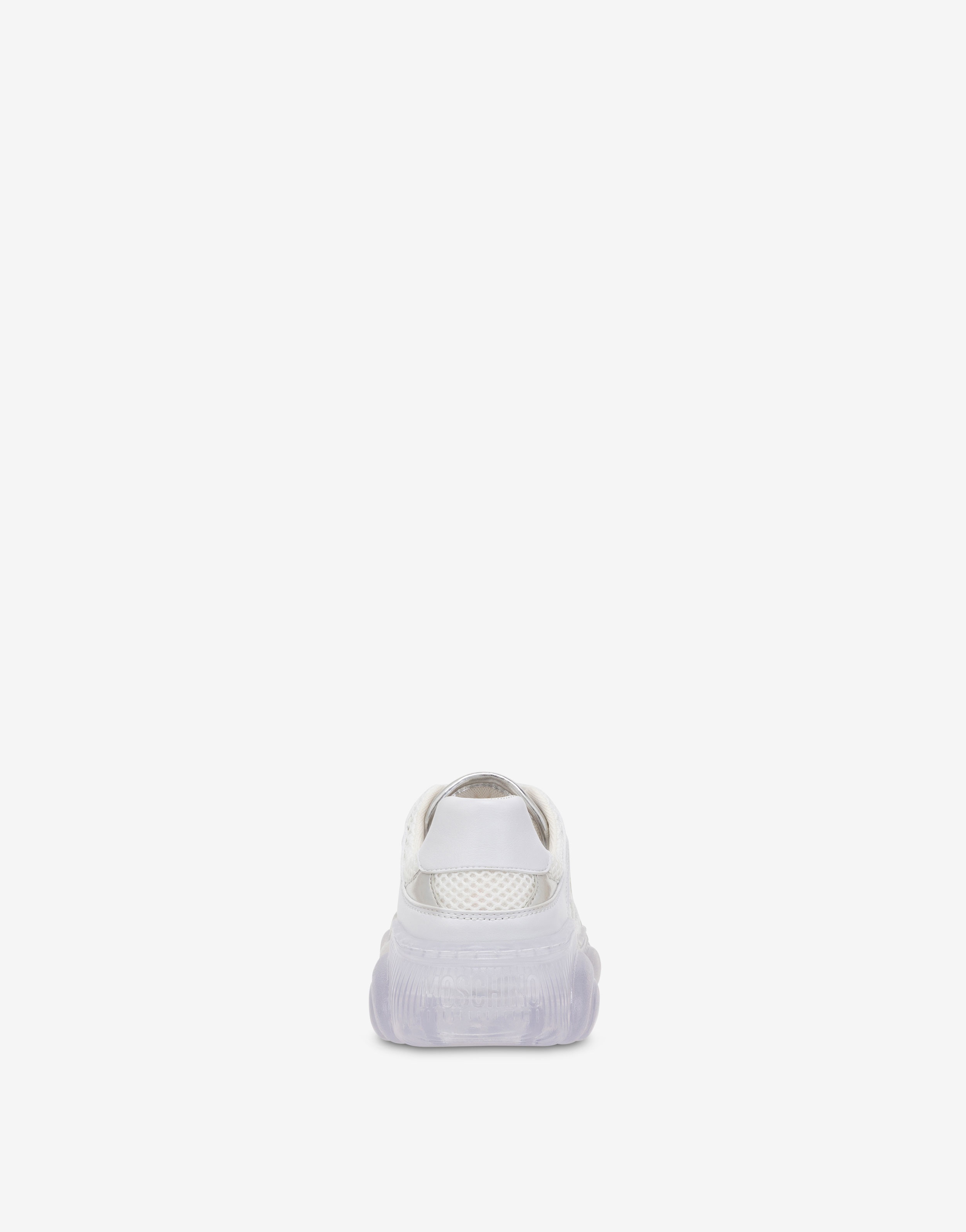 MESH TEDDY SHOES WITH TRANSPARENT SOLE - 2