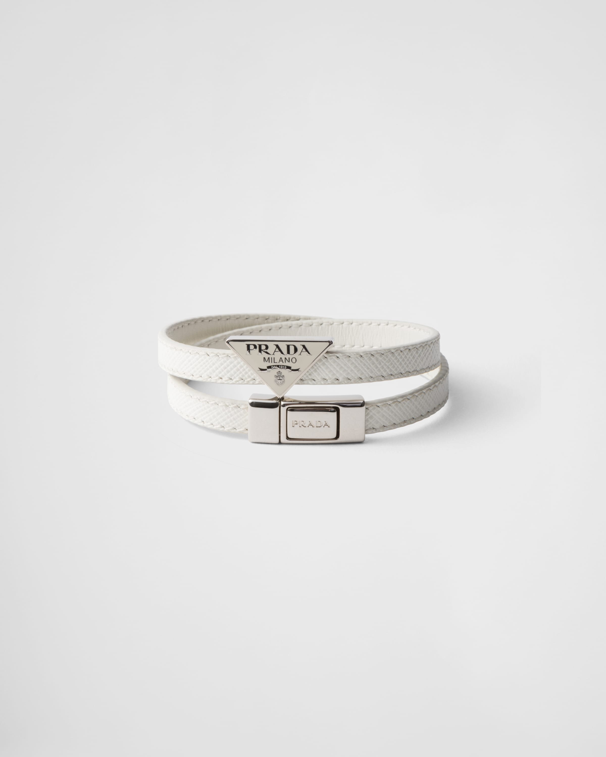 Saffiano Leather Bracelet - 1