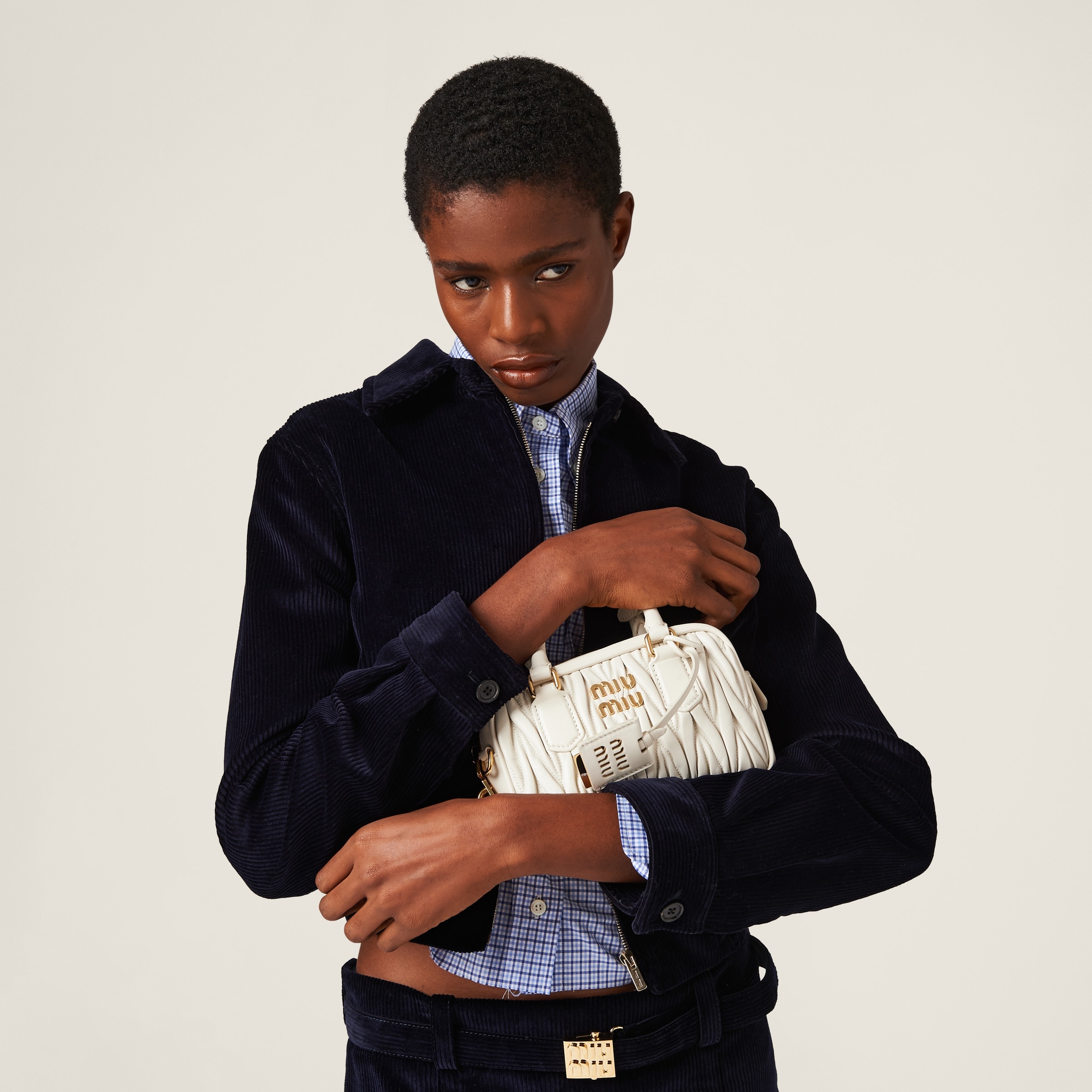 Corduroy blouson jacket - 5