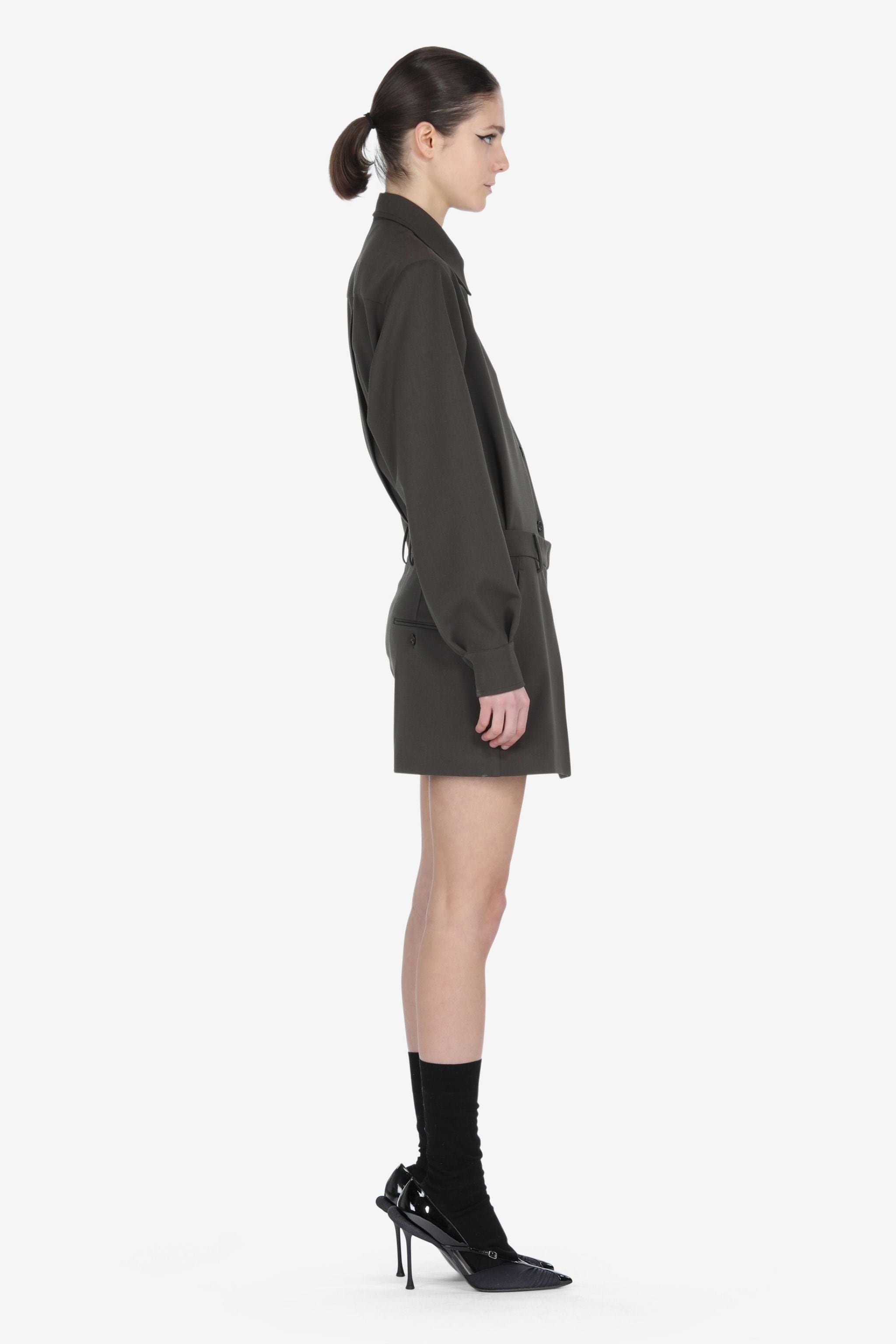 BOX-PLEAT SHIRT - 3