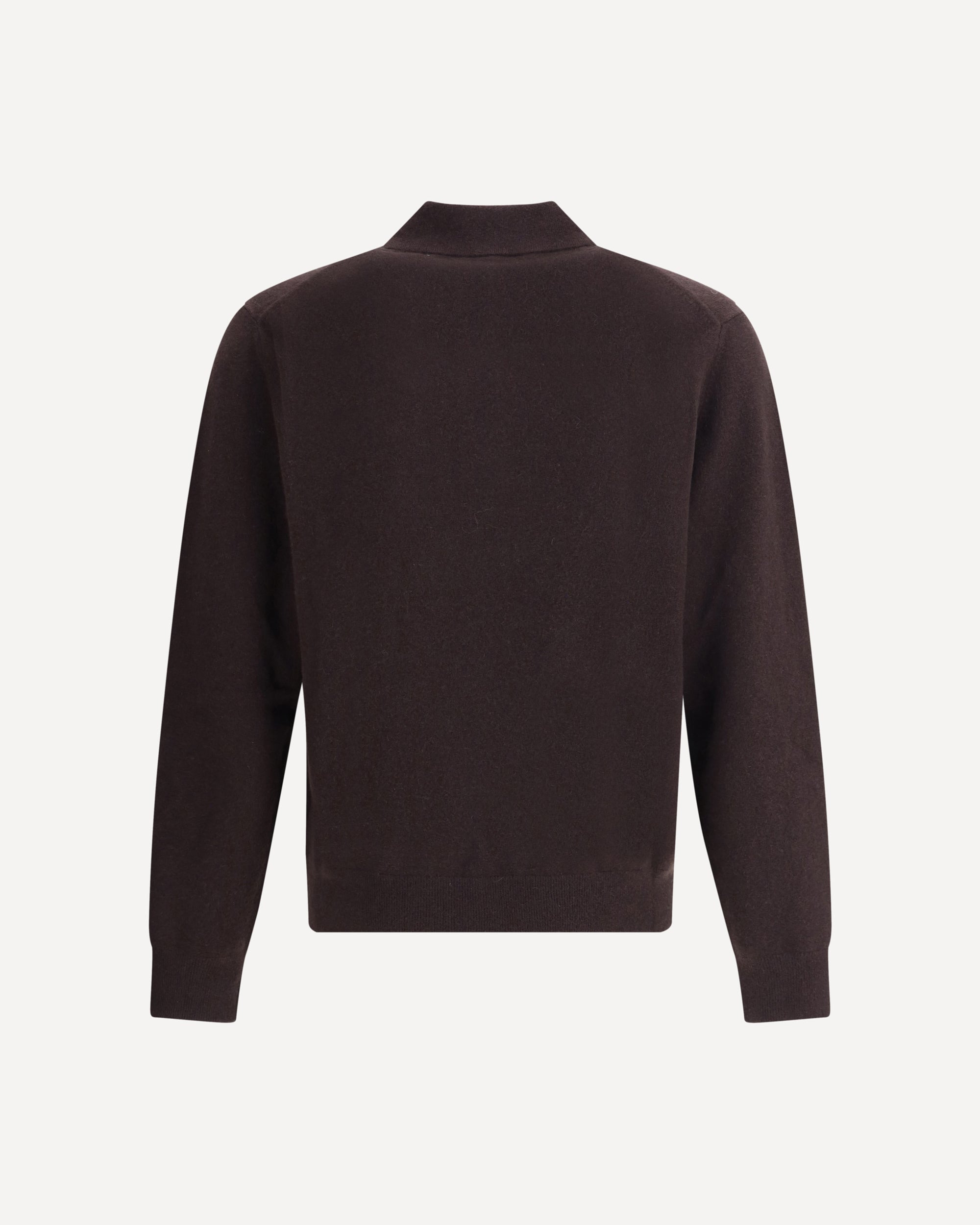 Cashmere long-sleeved polo Sweater - 2