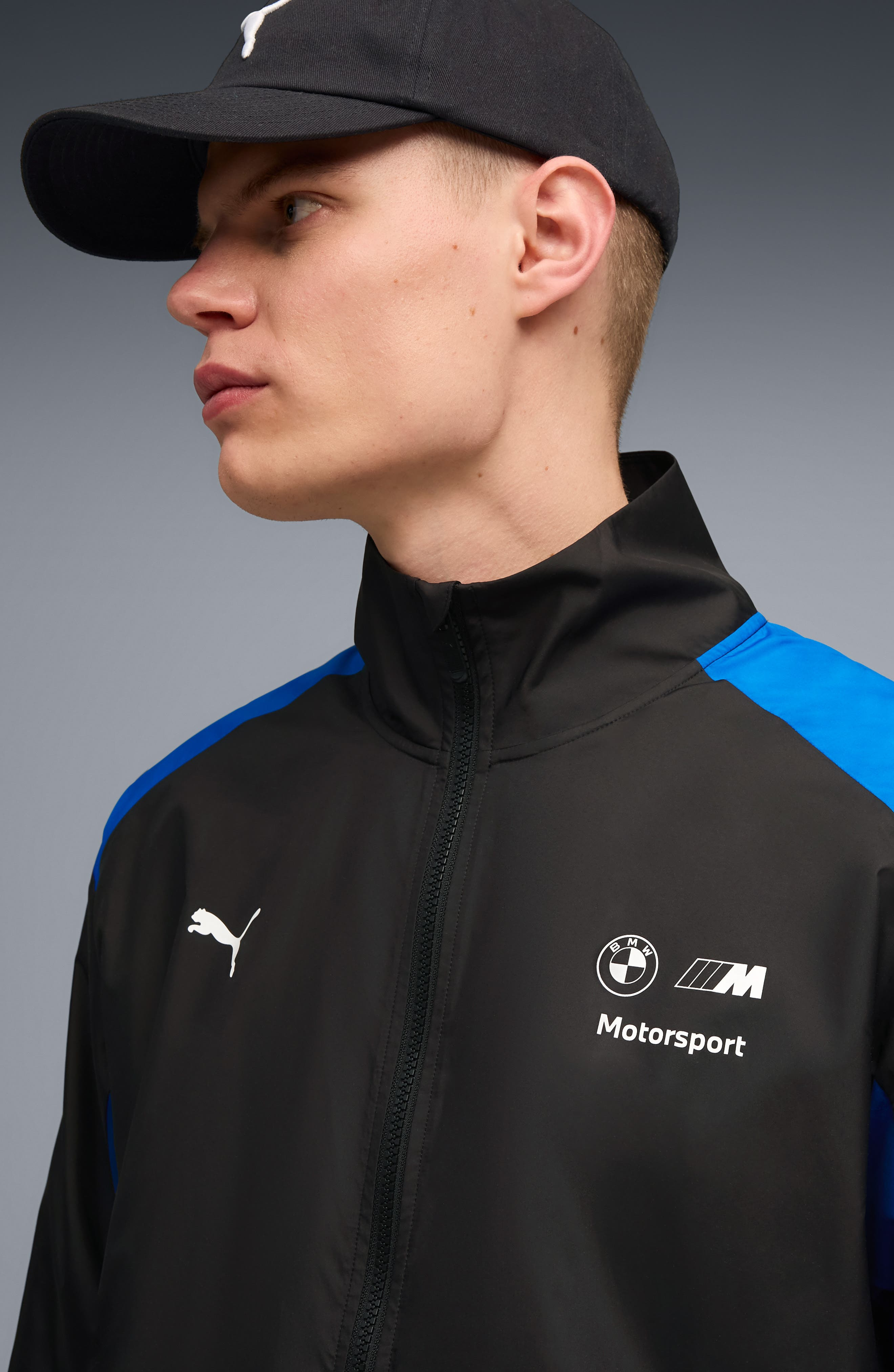 PUMA BMW M Motorsport Track Jacket in Puma Black at Nordstrom - 3