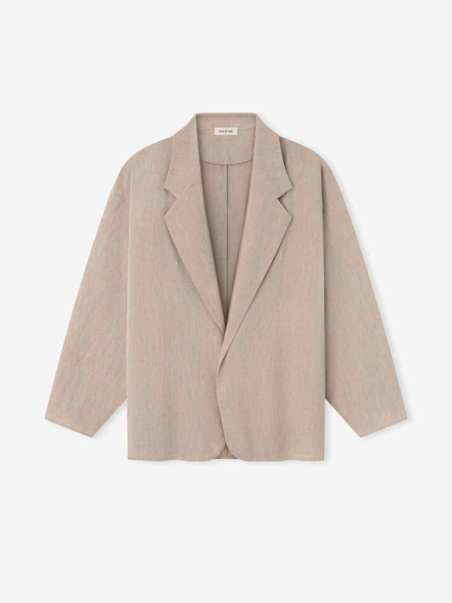 Wool Cotton Unlined California Blazer - 1