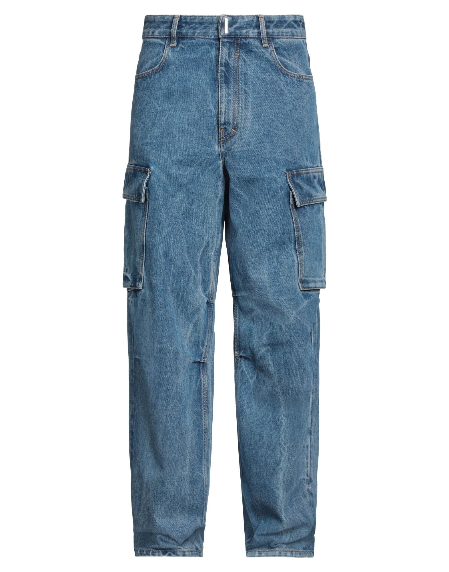 Blue Men's Denim Pants - 1