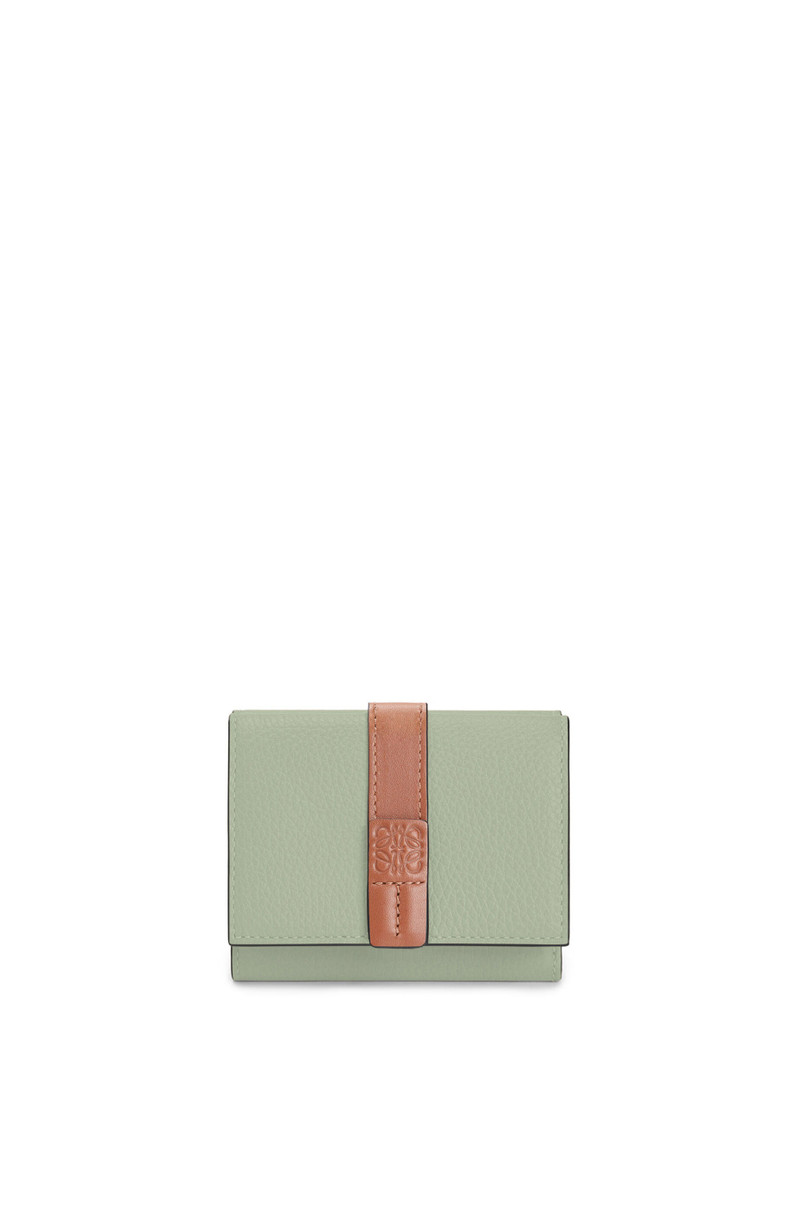 Trifold wallet in soft grained calfskin - 1