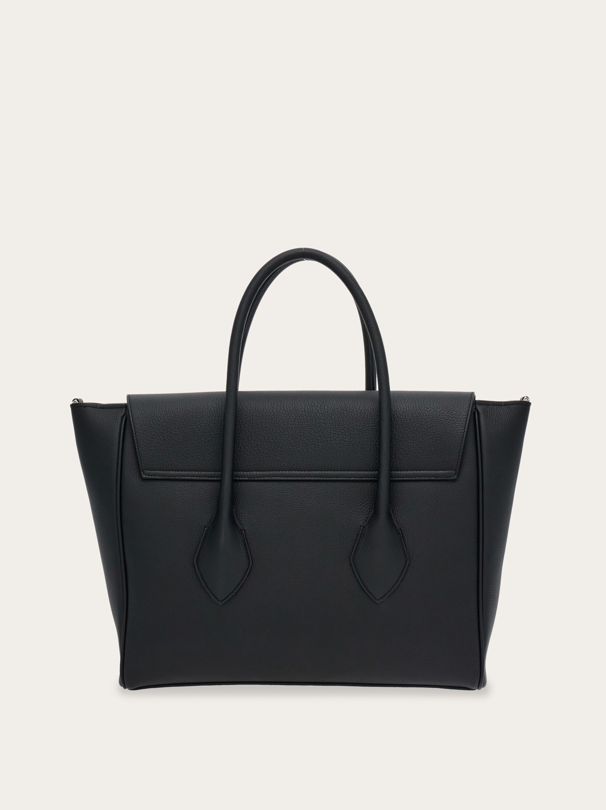 ■FERRAGAMO■ Small East West Iconic Tote Bag Black 21295875 Ferragamo Small East-West Tote Bag | Black | FARFETCH PH